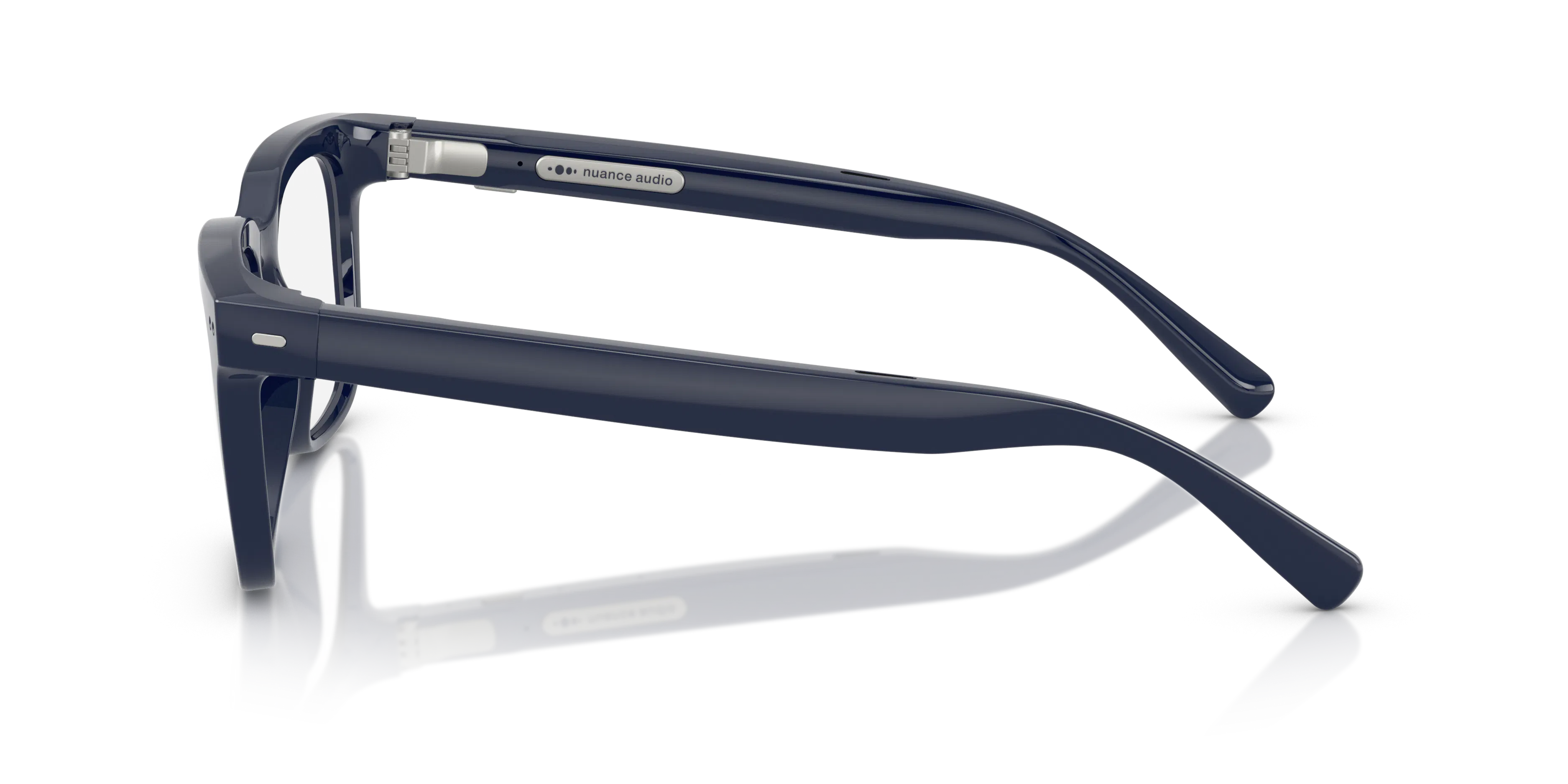 Angle_Left02, Nuance Audio Hörbrille SQUARE 56 0AW5004 09 Blau glänzend Hörbrille
