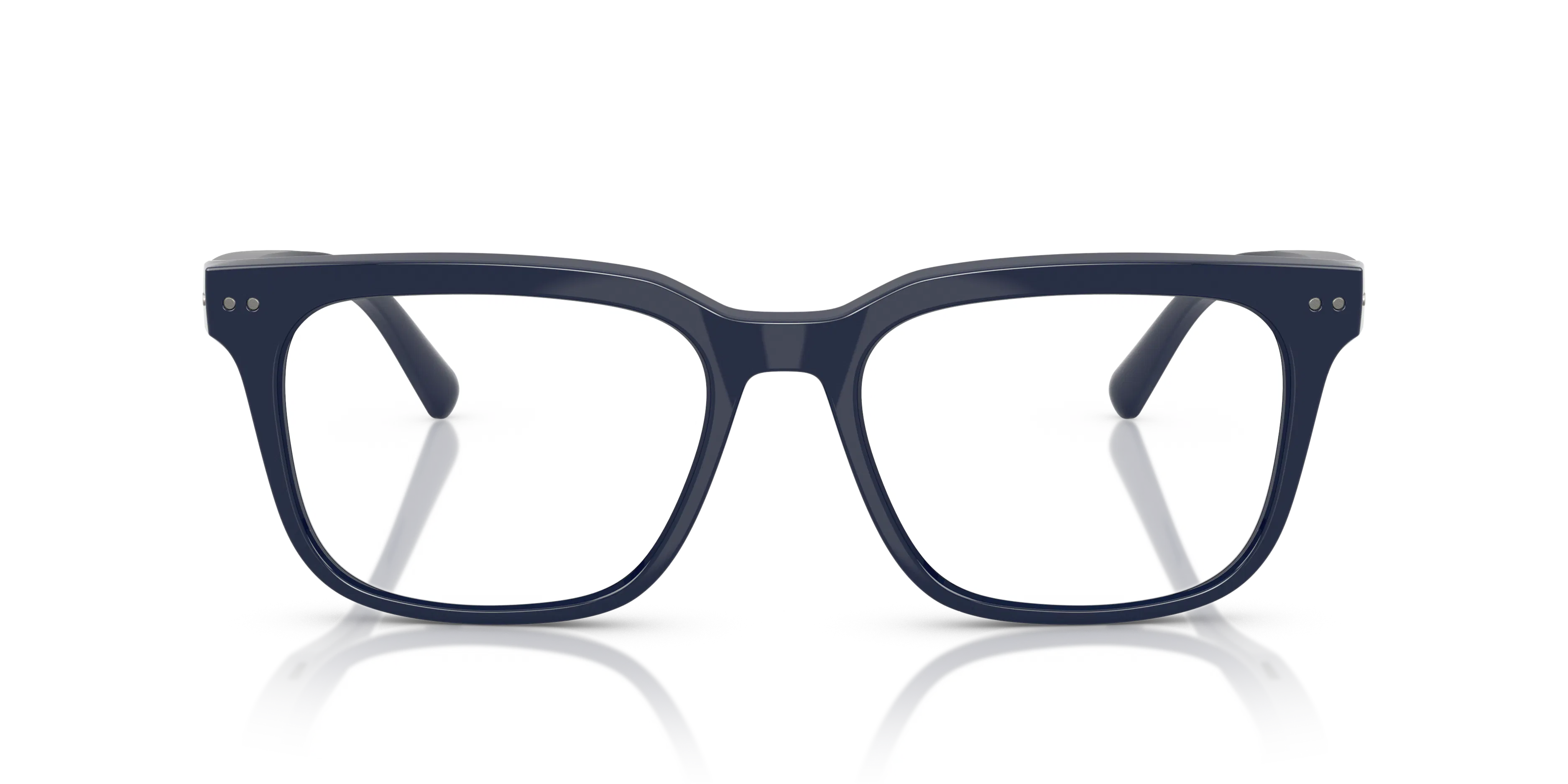 Front, Nuance Audio Hörbrille SQUARE 56 0AW5004 09 Blau glänzend Hörbrille