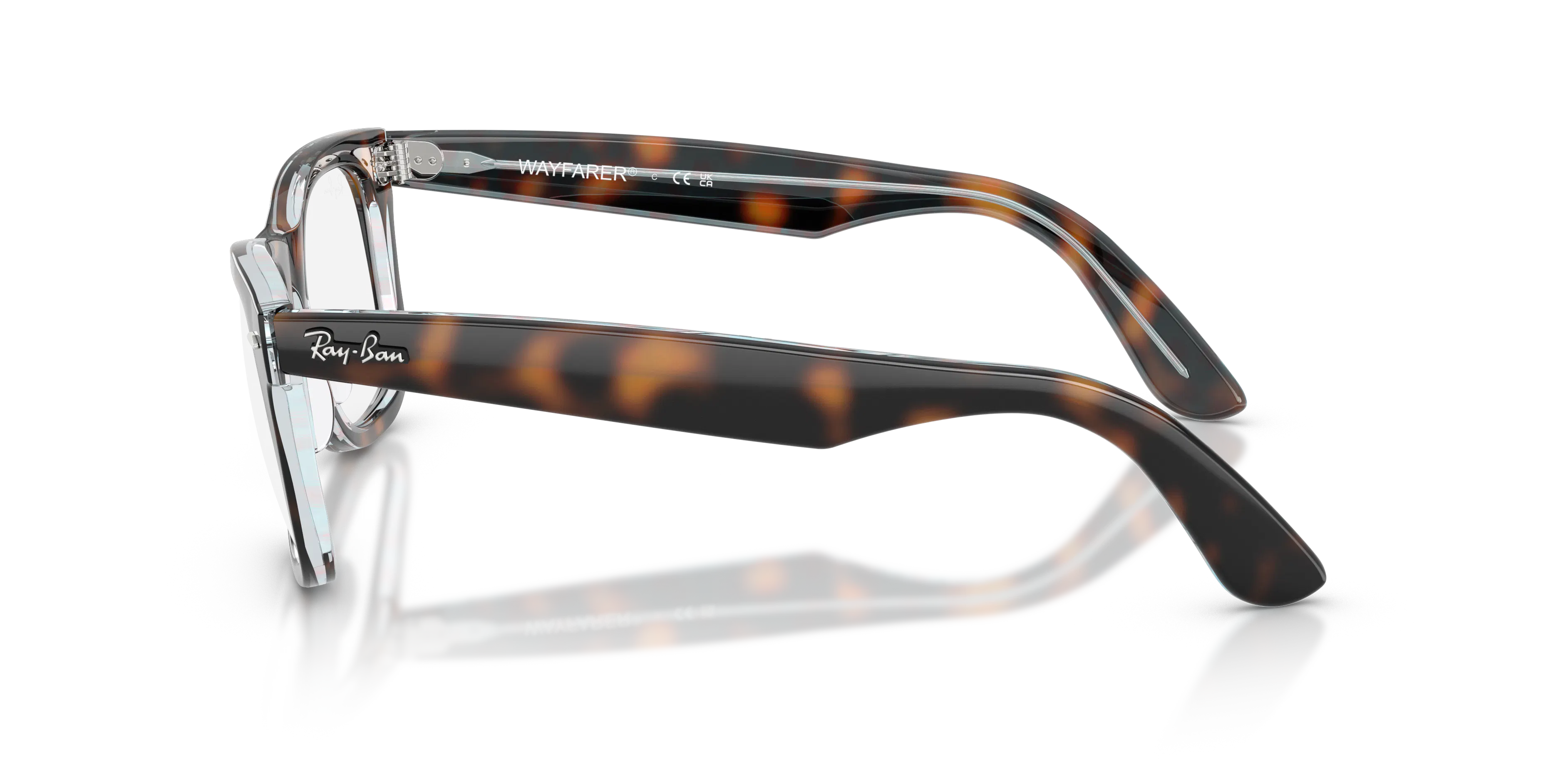 Angle_Left02, Ray-Ban Wayfarer Ease Optics 0RX4340V 8401 Brille