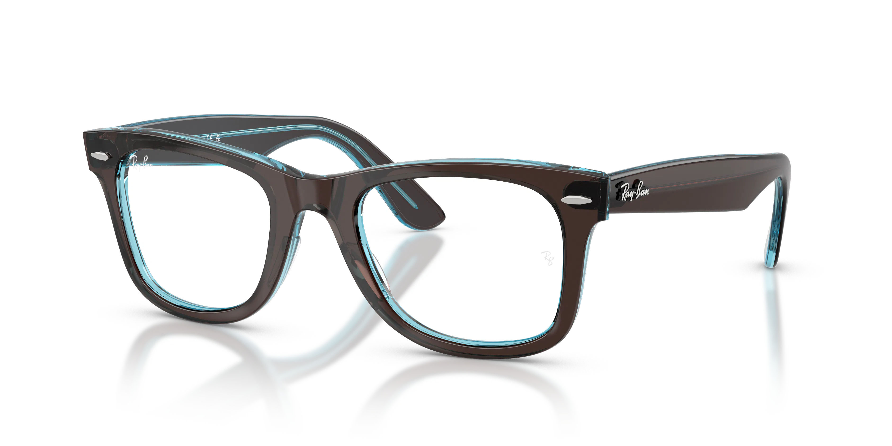 Angle_Left01, Ray-Ban Wayfarer Ease Optics 0RX4340V 8366 Brille