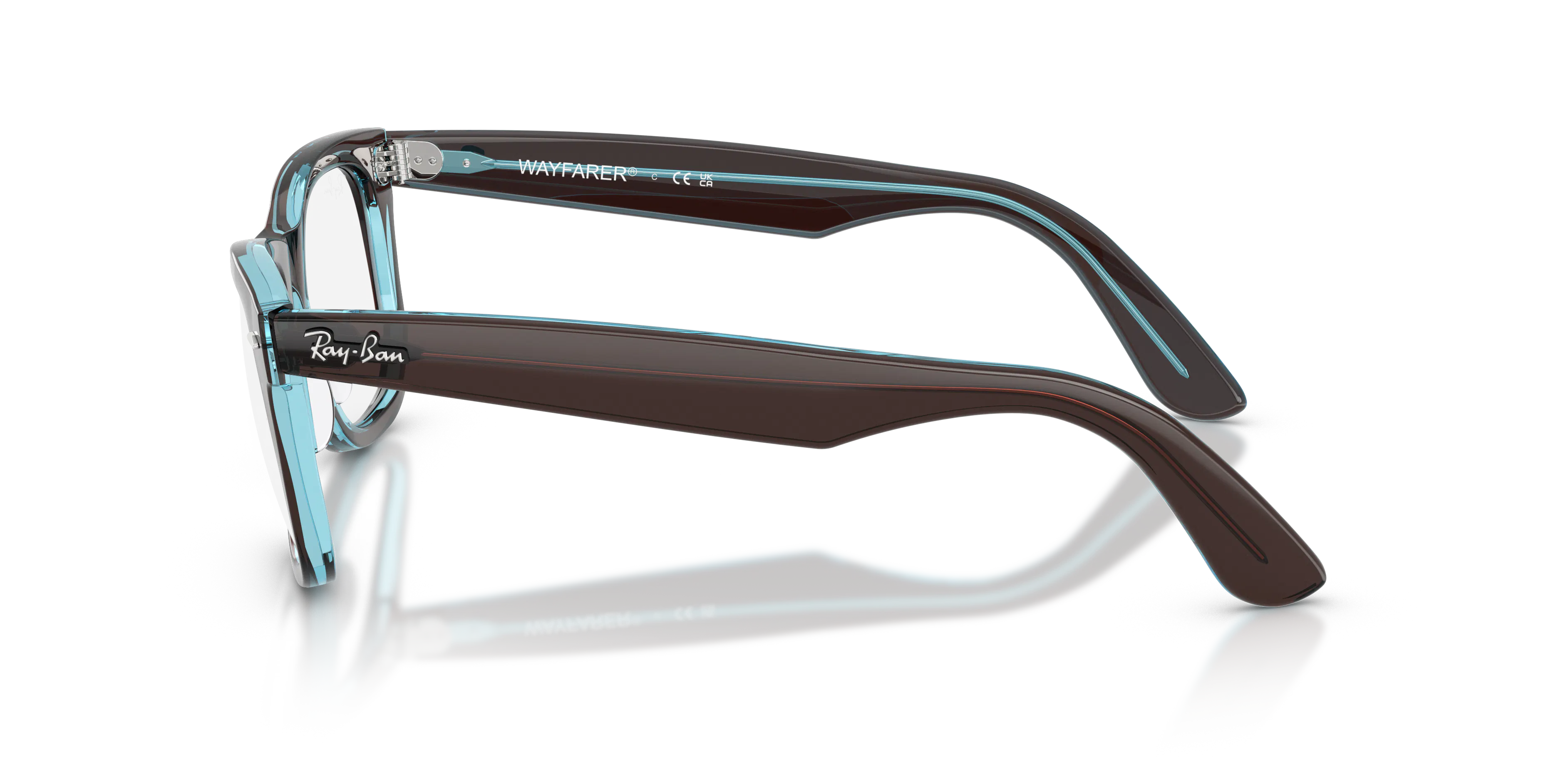 Angle_Left02, Ray-Ban Wayfarer Ease Optics 0RX4340V 8366 Brille