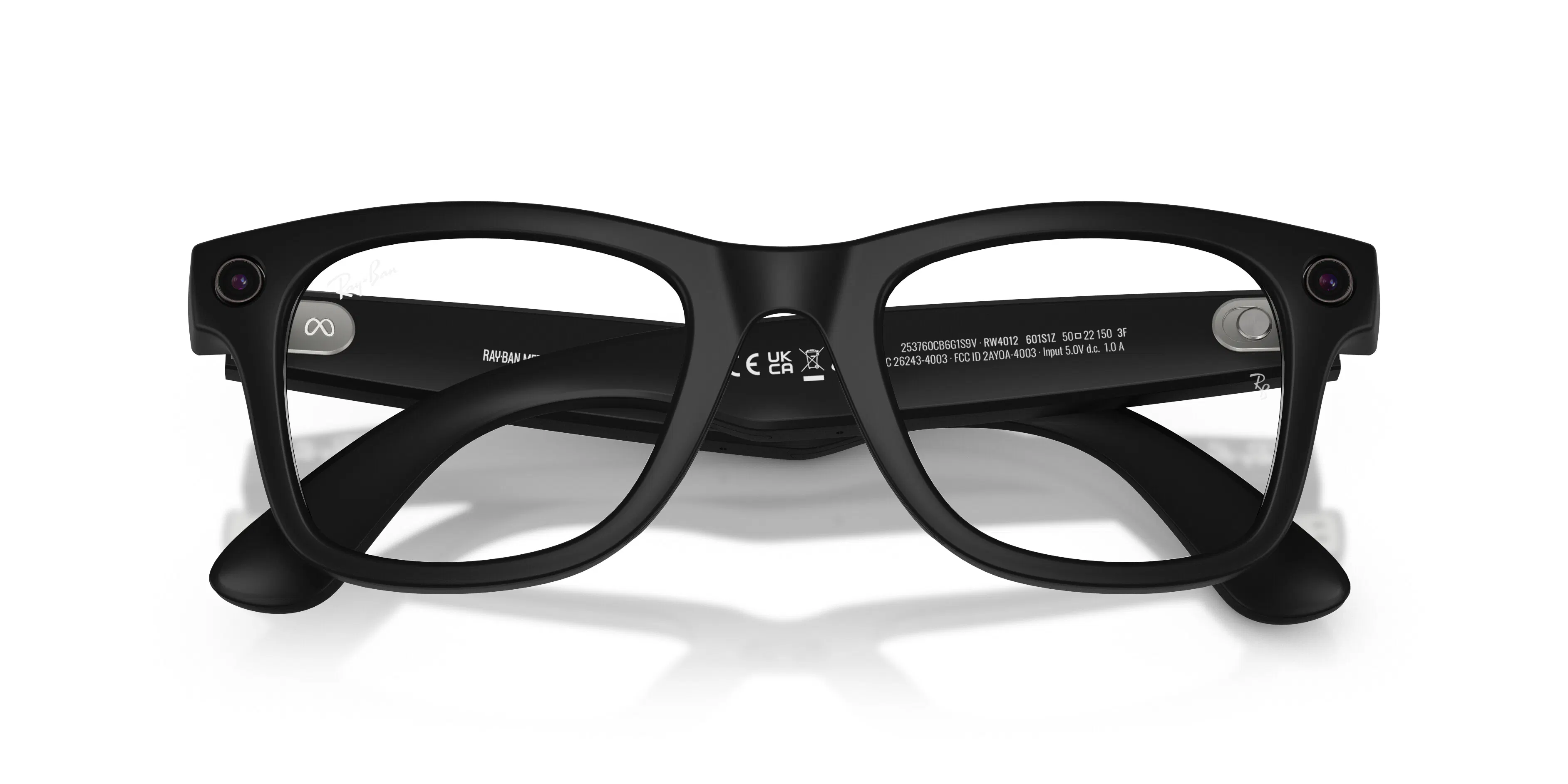 On_Model_Male02, Ray-Ban | META (Gen 2) WAYFARER LARGE 0RW4012 601S1Z Matte Black - Transitions Gläser AI Glasses