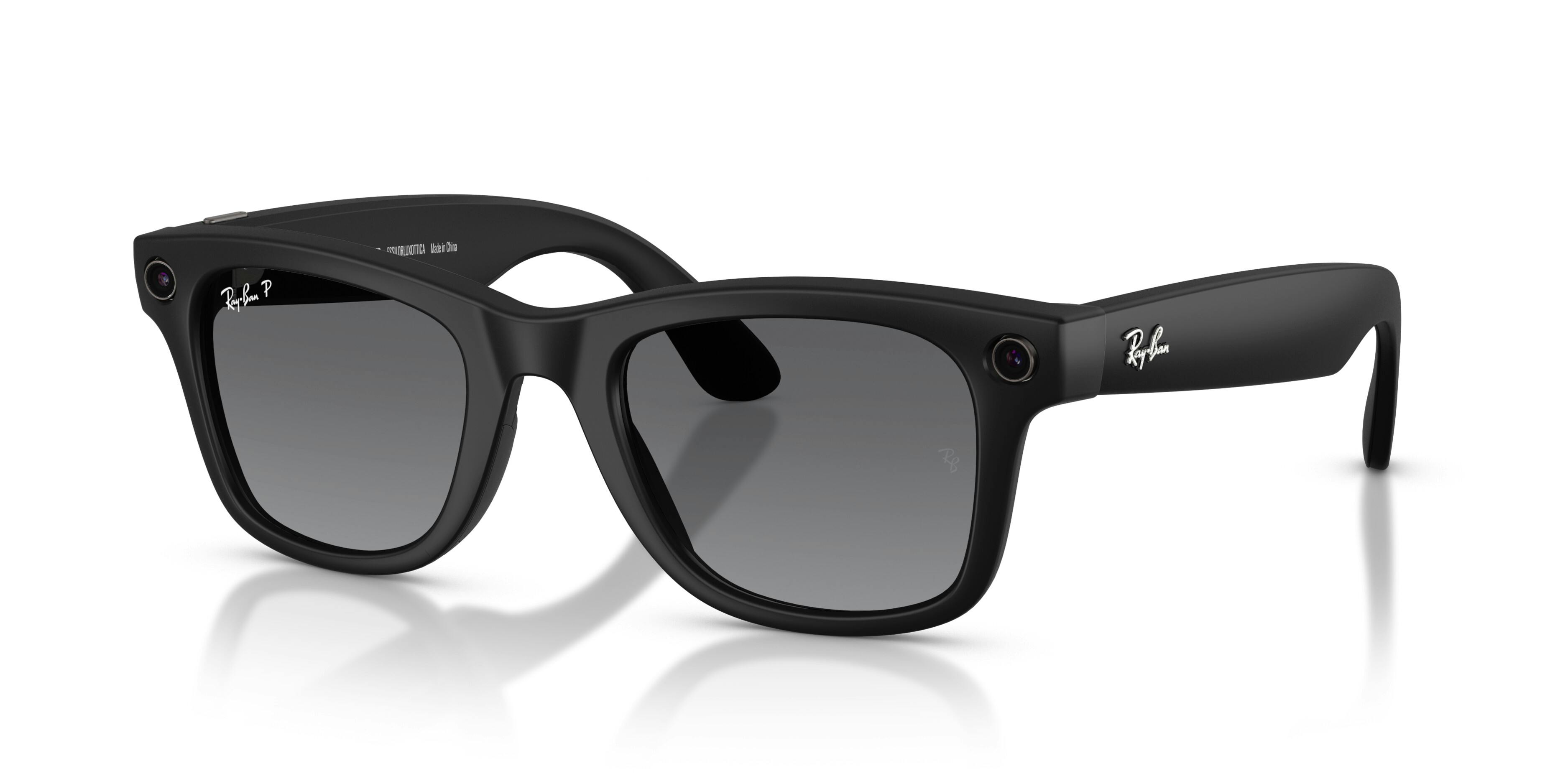 Angle_Left01, Ray-Ban | META (Gen 2) WAYFARER LARGE 0RW4012 601ST3 Shiny Black Sonnenbrille