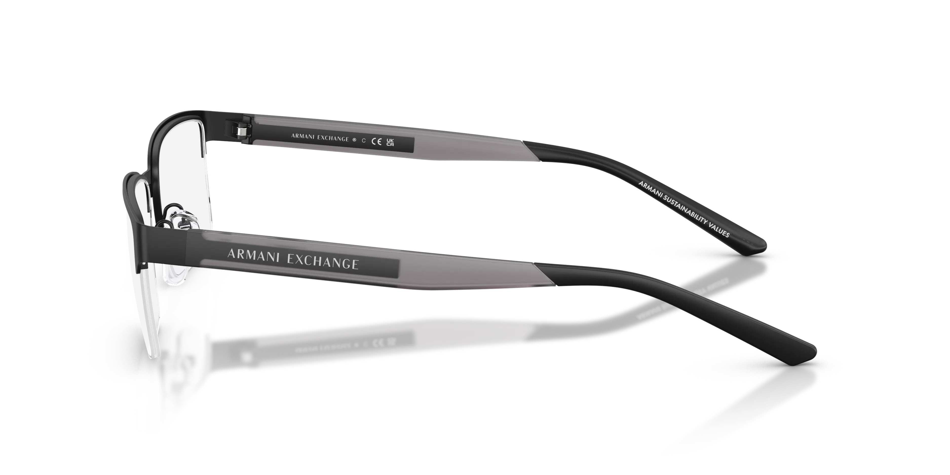 Angle_Left02, Armani Exchange AX1075 0AX1075 6000 Brille