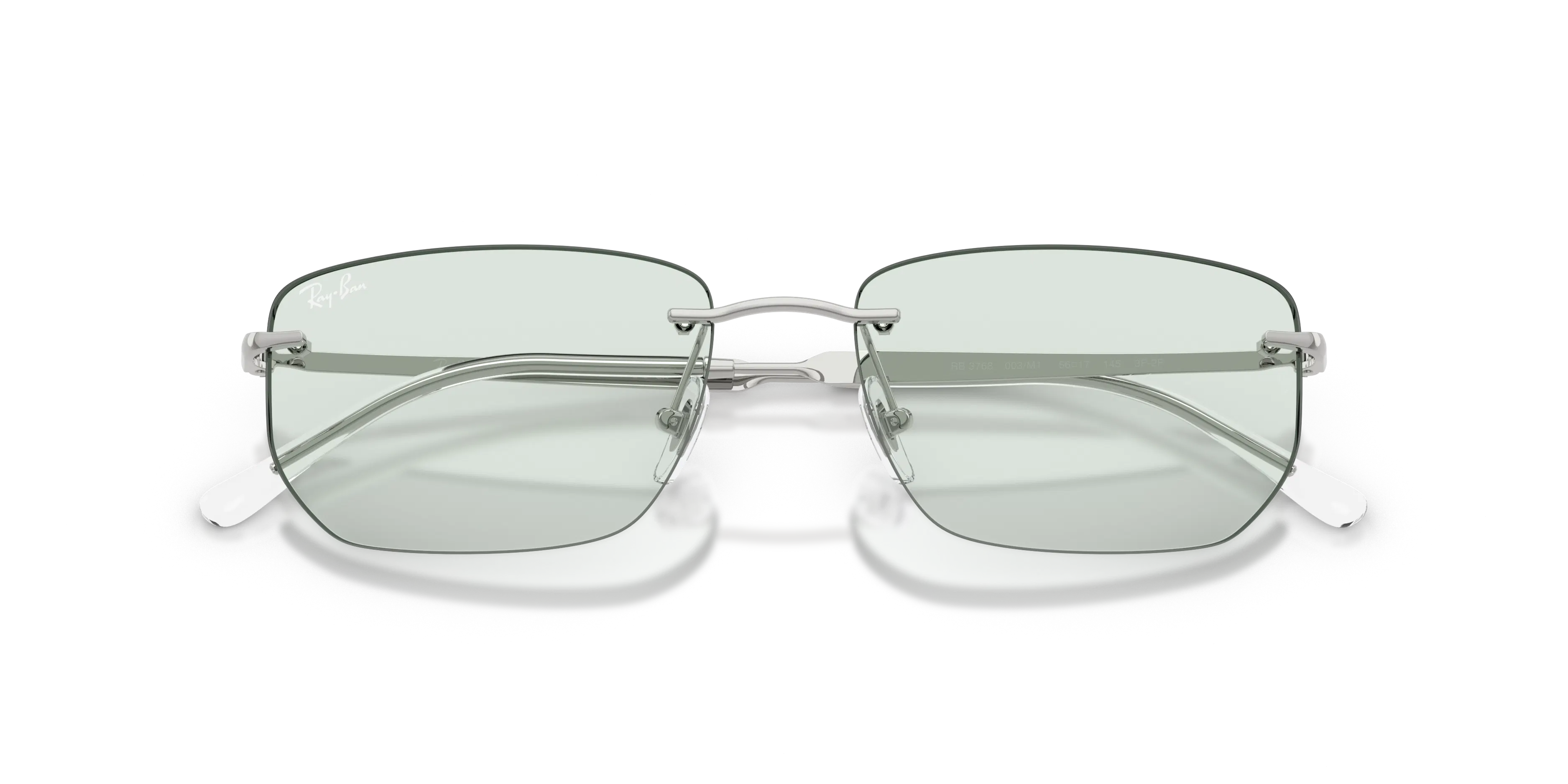 Folded, Ray-Ban 0RB3768 003/M1 - Transitions® Color Touch Lenses - Emerald green Sonnenbrille