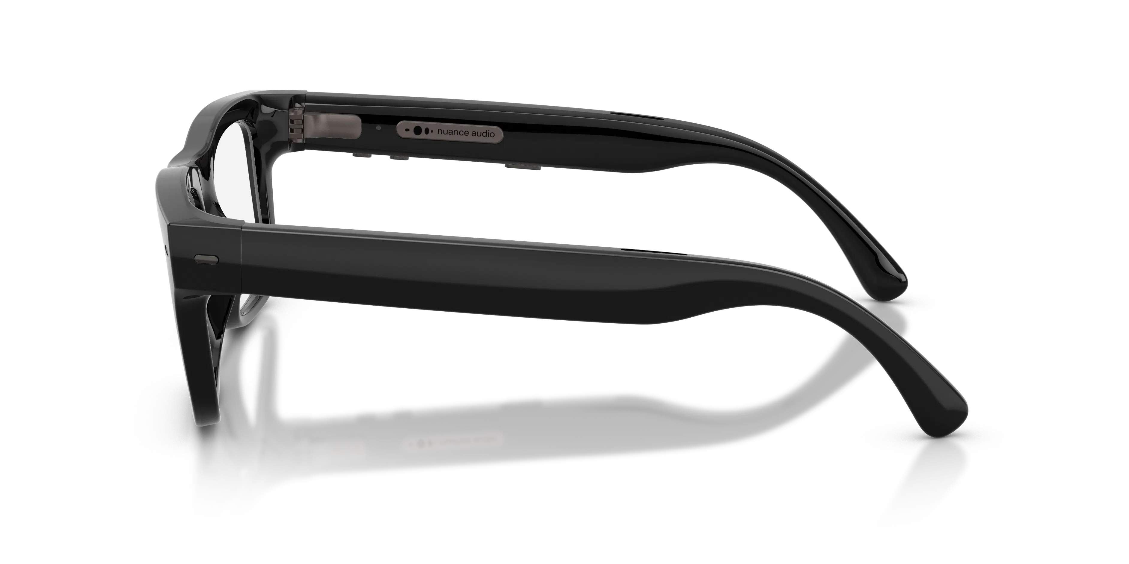 Angle_Left02, Nuance Audio Plus Square mit Transitions Gen S 0AW5005 04 53/19 Schwarz Hörbrille