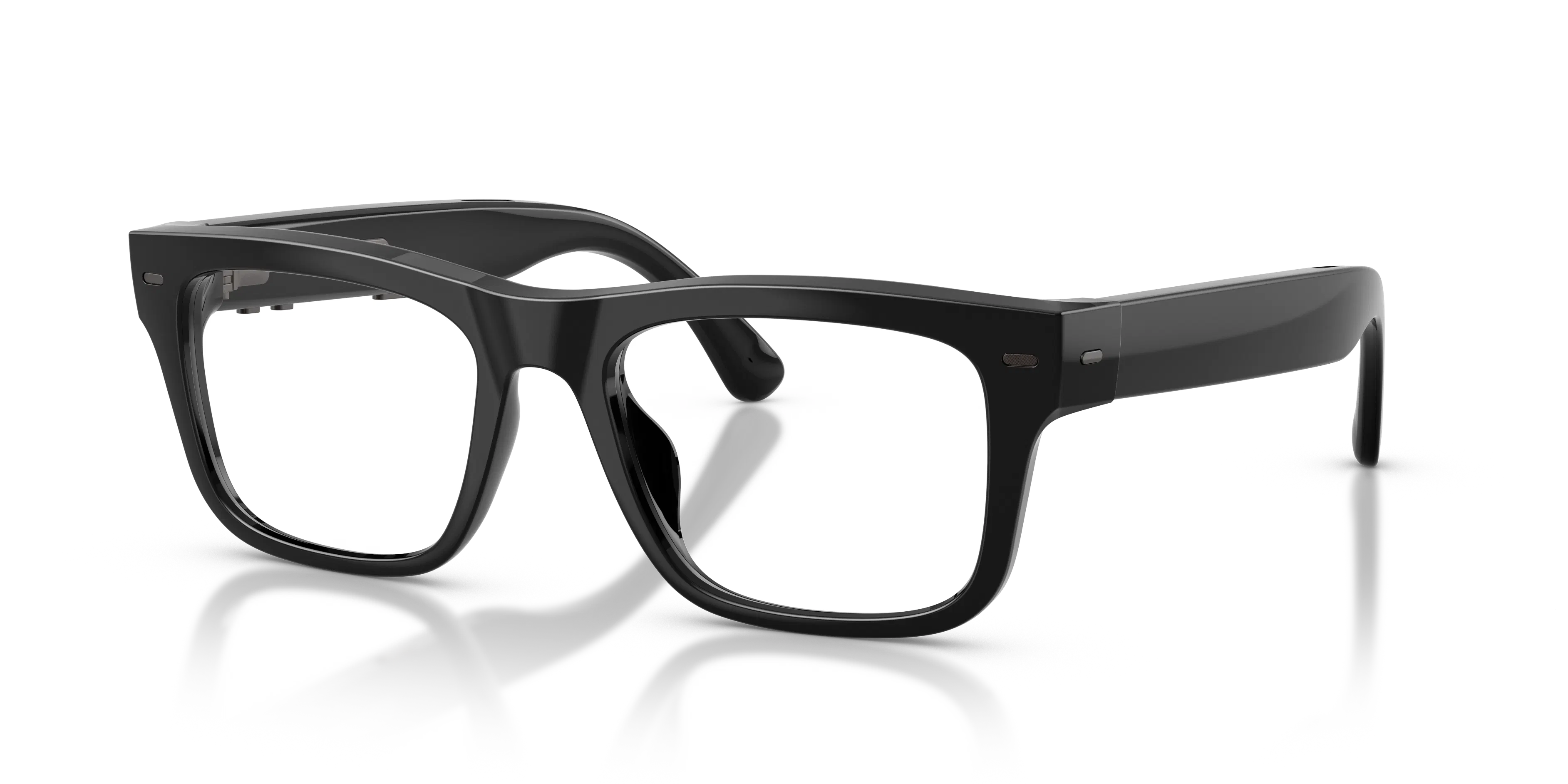 Angle_Left01, Nuance Audio Plus Square 0AW5005 06 53/19 Schwarz Hörbrille