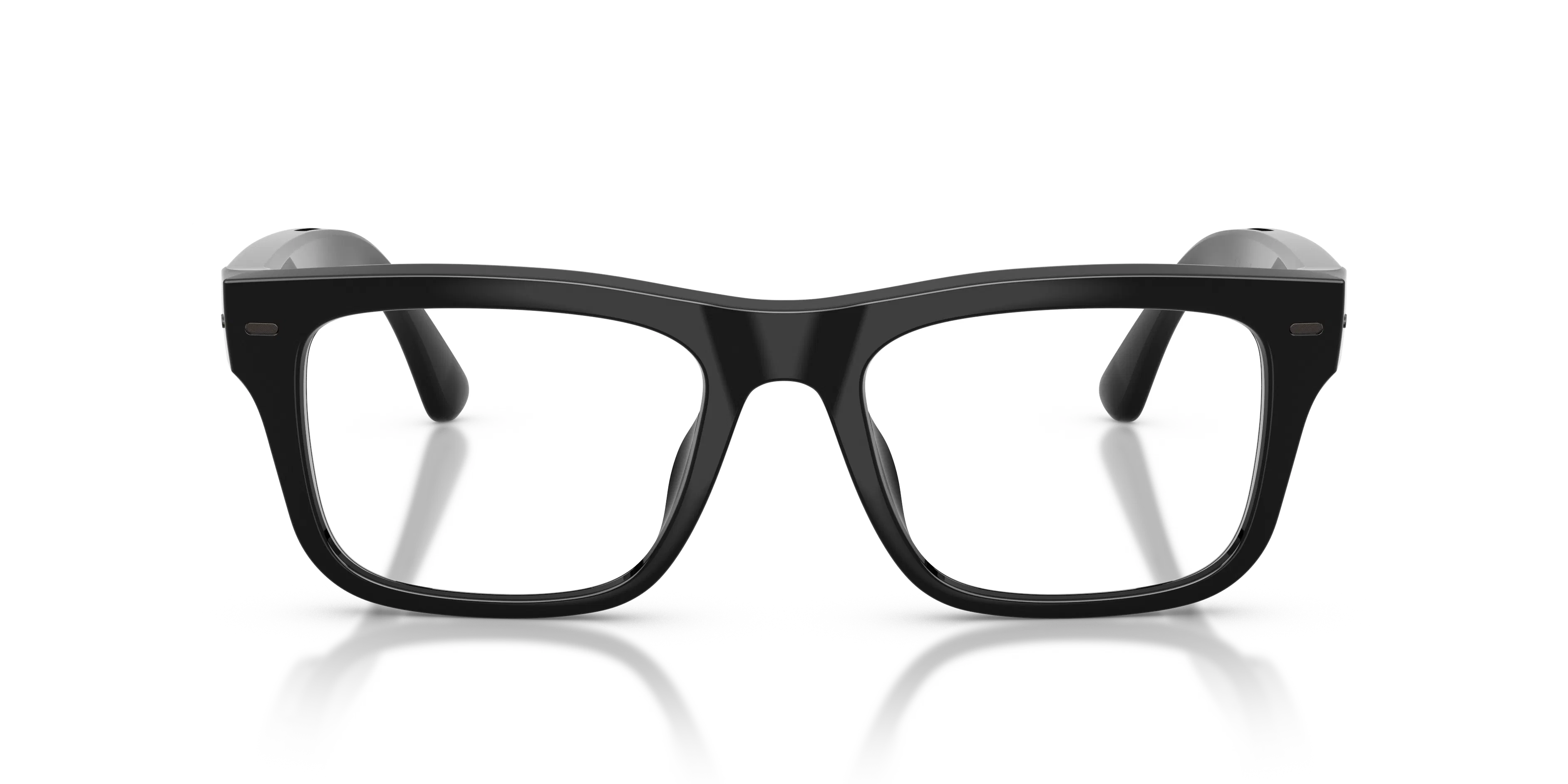 Front, Nuance Audio Plus Square 0AW5005 06 53/19 Schwarz Hörbrille
