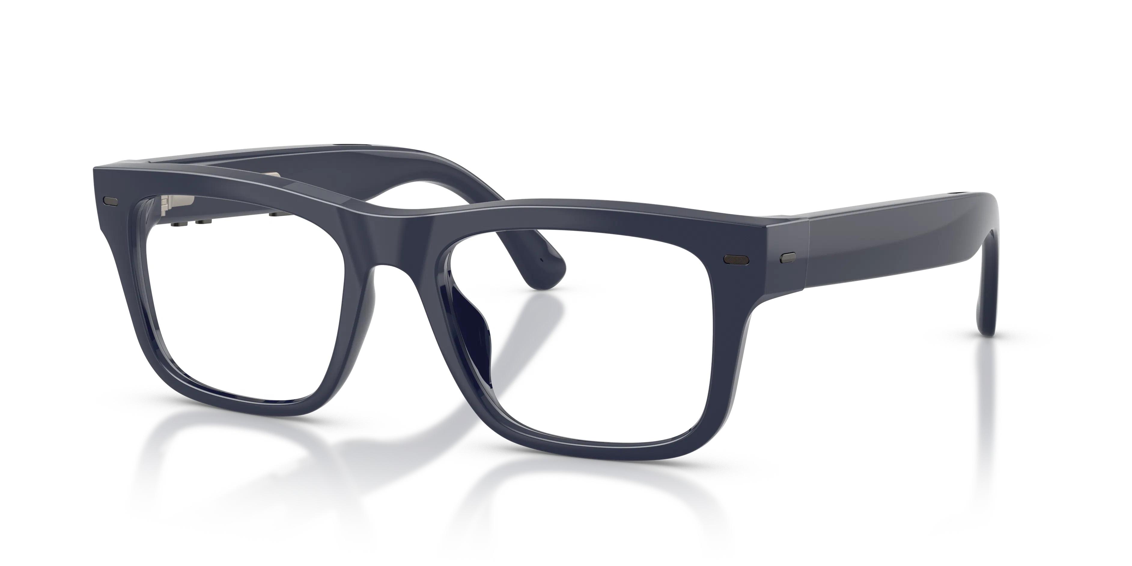 Angle_Left01, Nuance Audio Plus Square AW5005 09 53/19 Dunkelblau Hörbrille