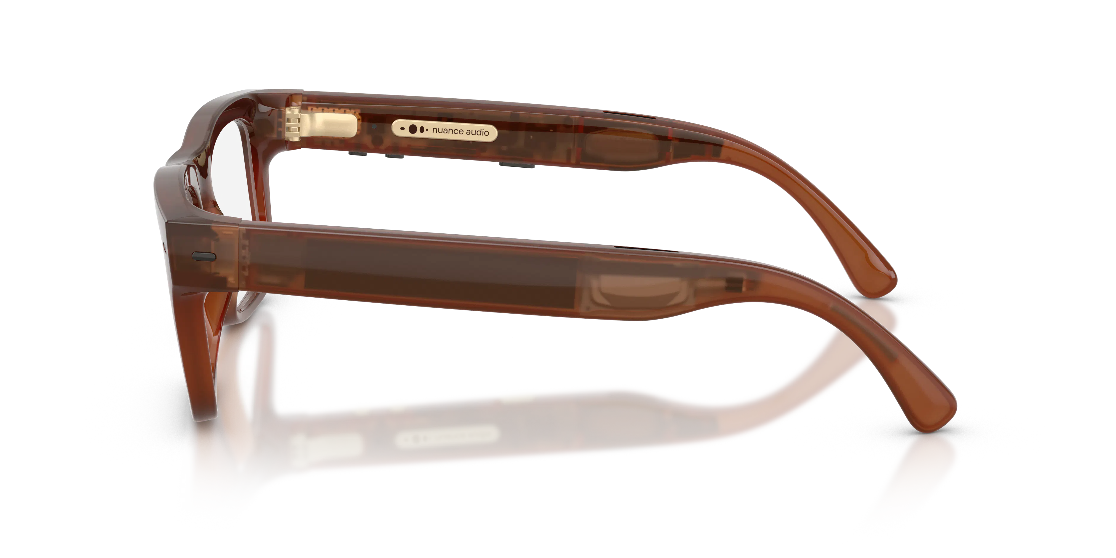 Angle_Left02, Nuance Audio Plus Square 0AW5005 11 53/19 Amber Hörbrille