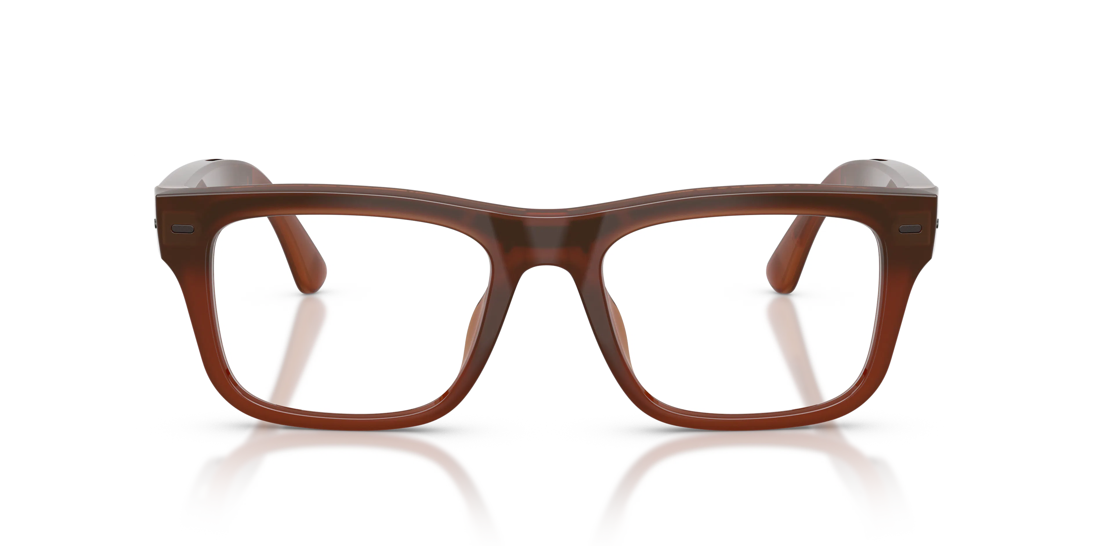Front, Nuance Audio Plus Square 0AW5005 11 53/19 Amber Hörbrille