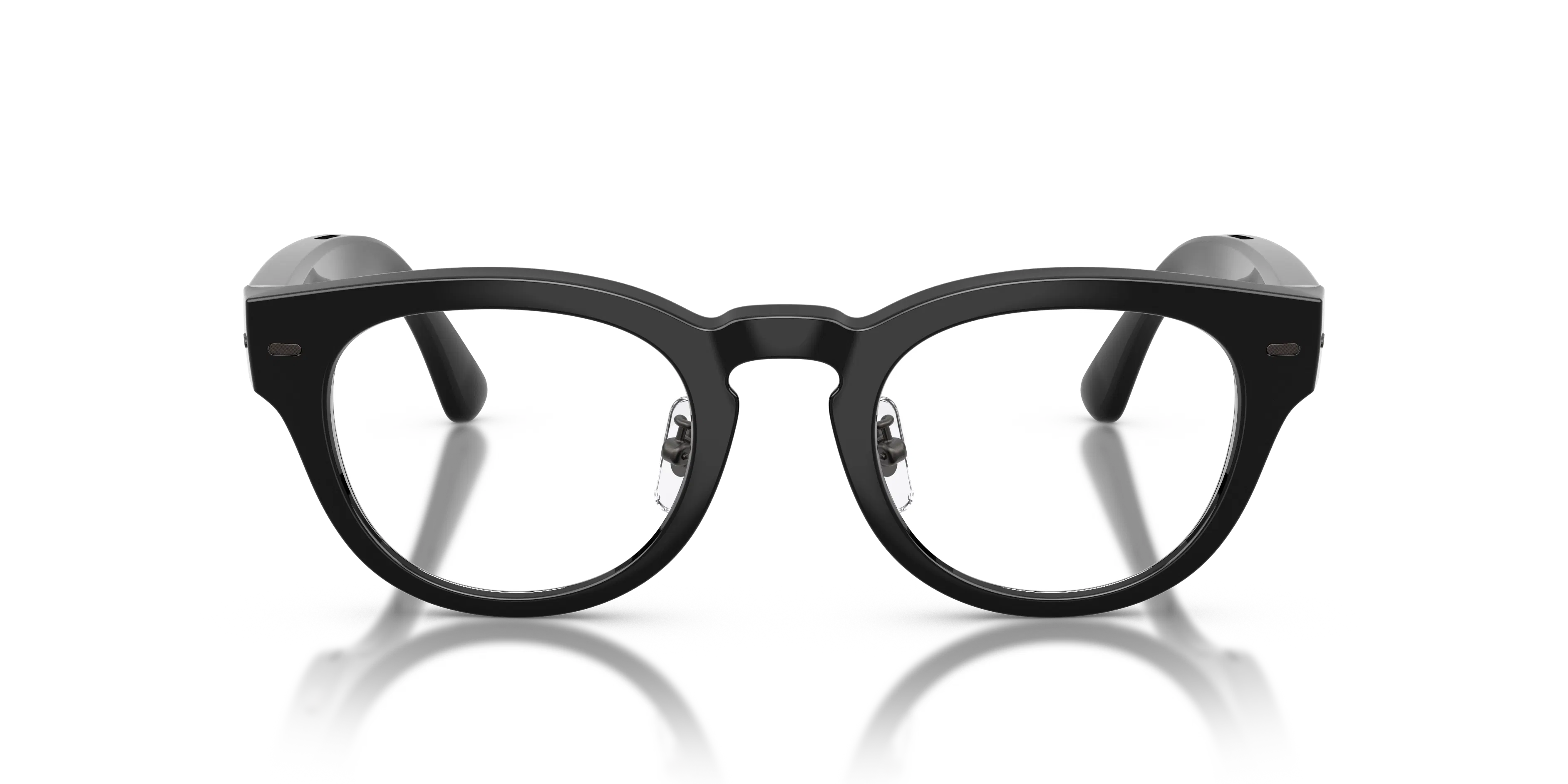 Front, Nuance Audio Plus Panthos mit Transitions Gen S 0AW5007 04 48/22 Schwarz Hörbrille