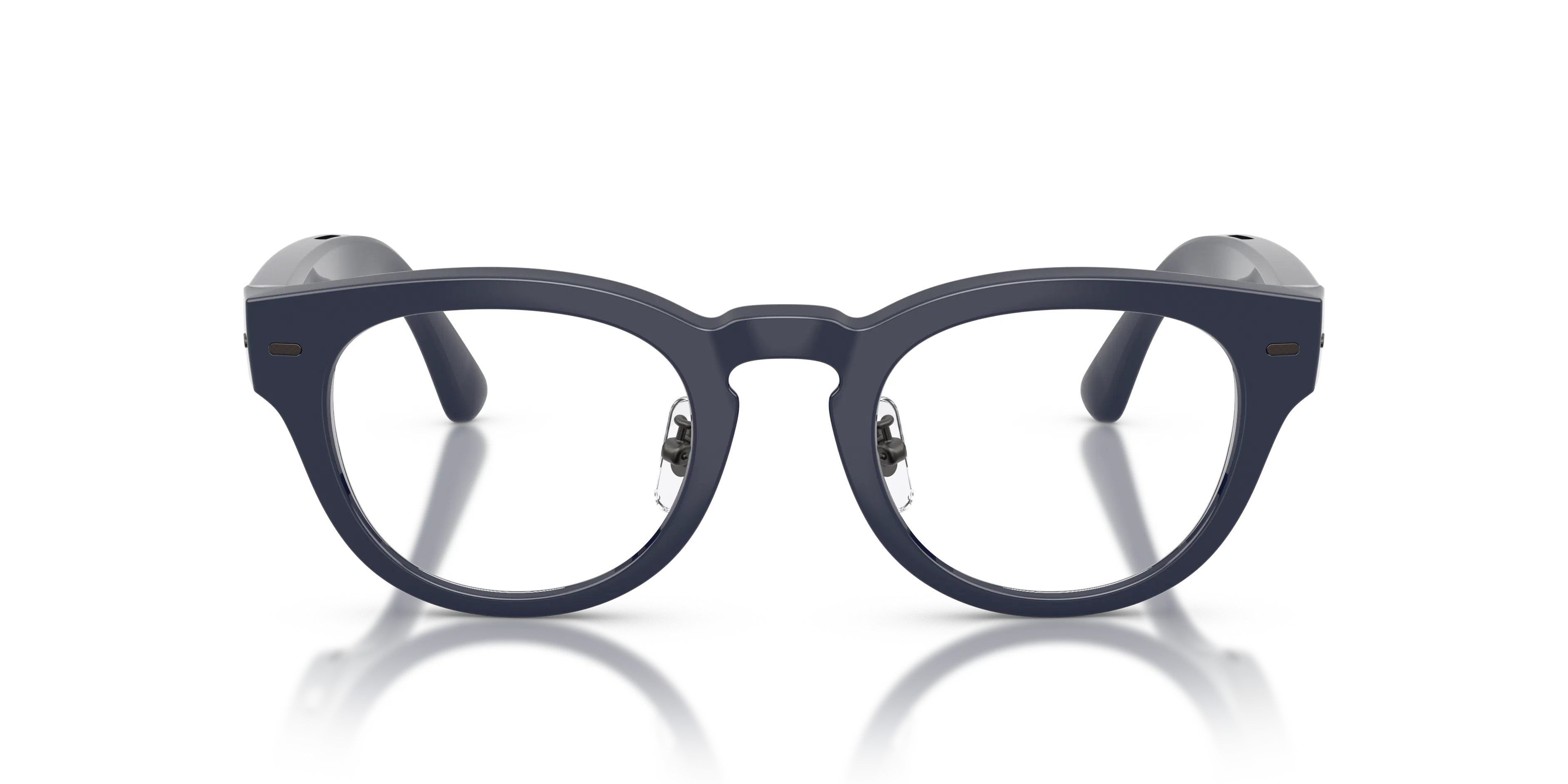 Front, Nuance Audio Plus Panthos 0AW5007 09 48/22 Dunkelblau Hörbrille