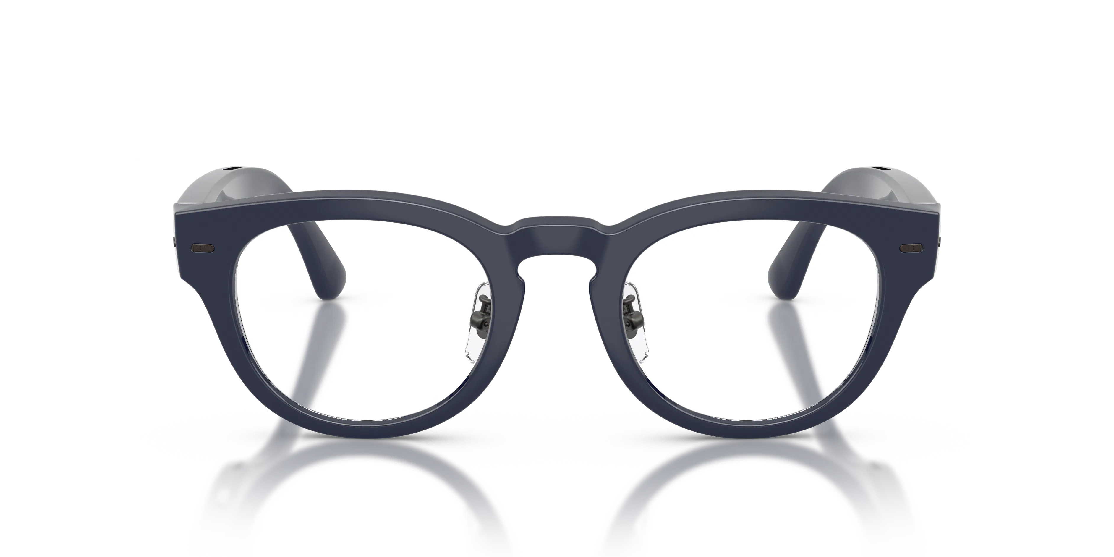 Front, Nuance Audio Plus Panthos mit Transitions Gen S 0AW5007 15 48/22 Dunkelblau Hörbrille