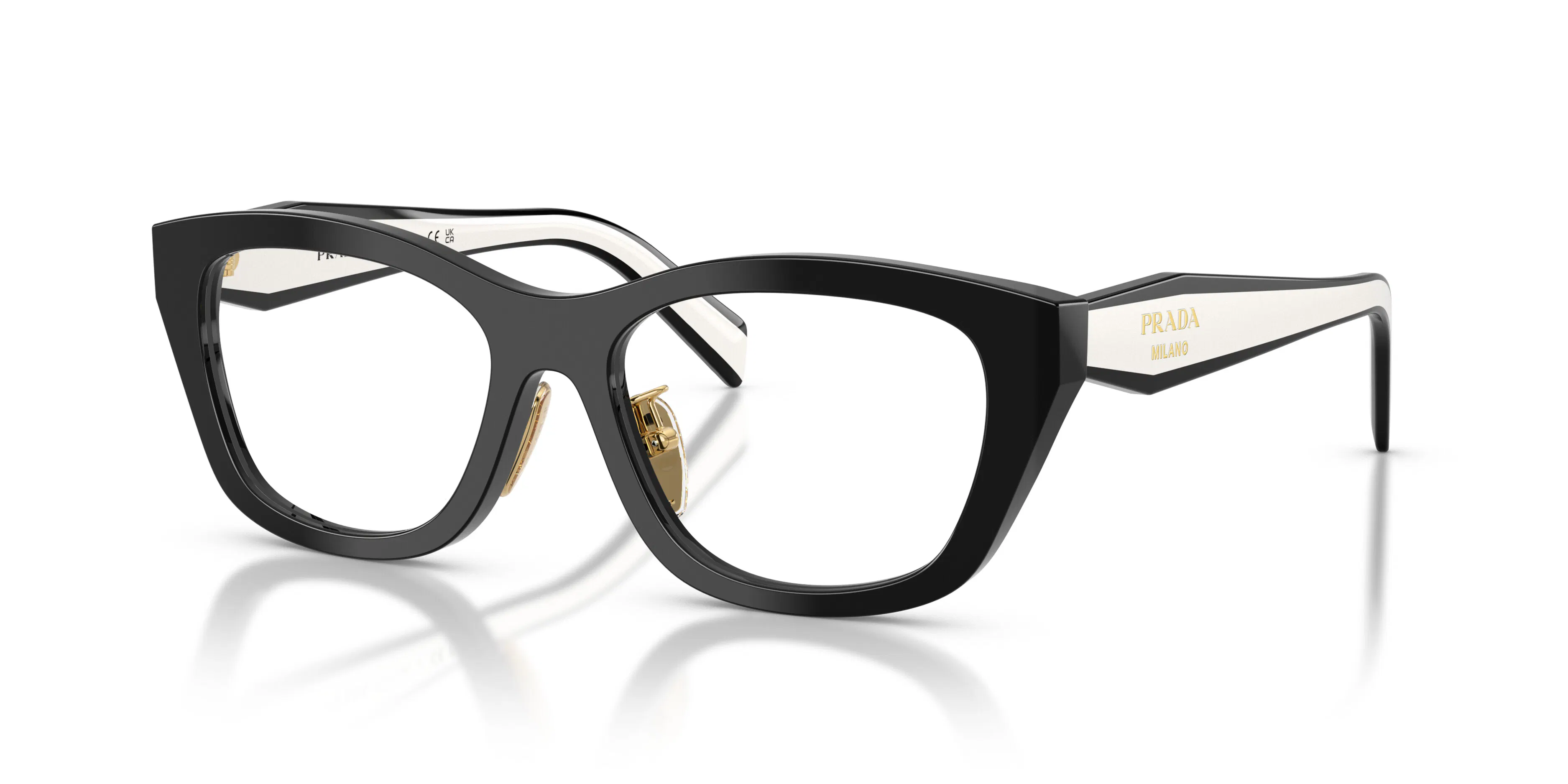 Angle_Left01, Prada 0PR D11VD 20G1O1 Brille