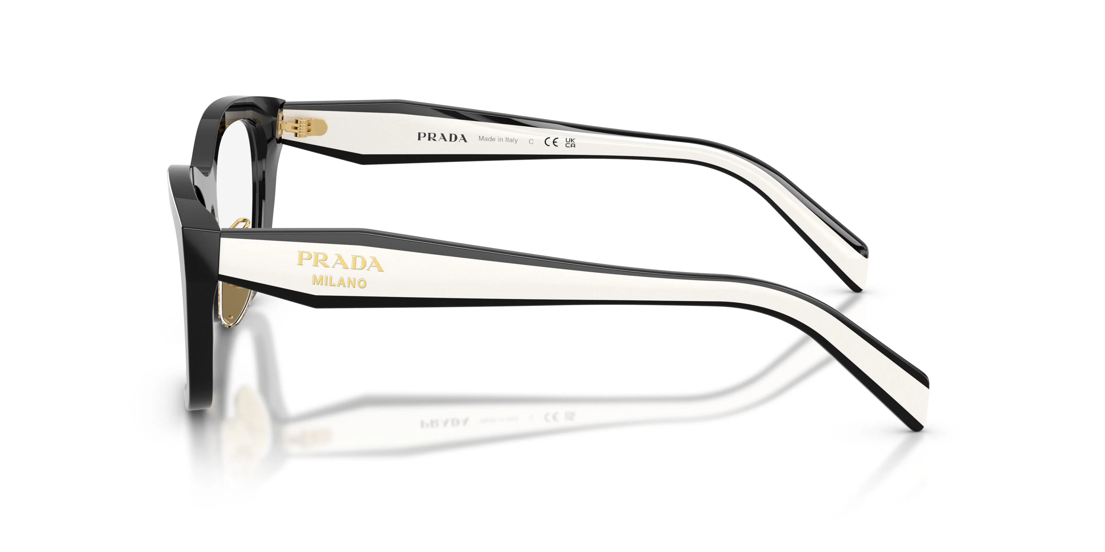 Angle_Left02, Prada 0PR D11VD 20G1O1 Brille