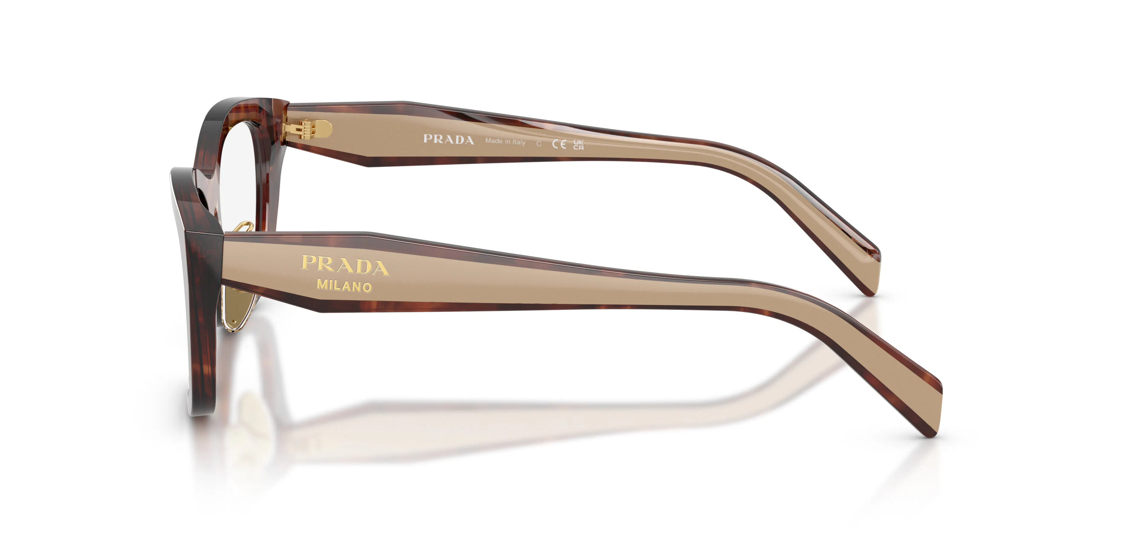Angle_Left02, Prada 0PR D11VD 00K1O1 Brille