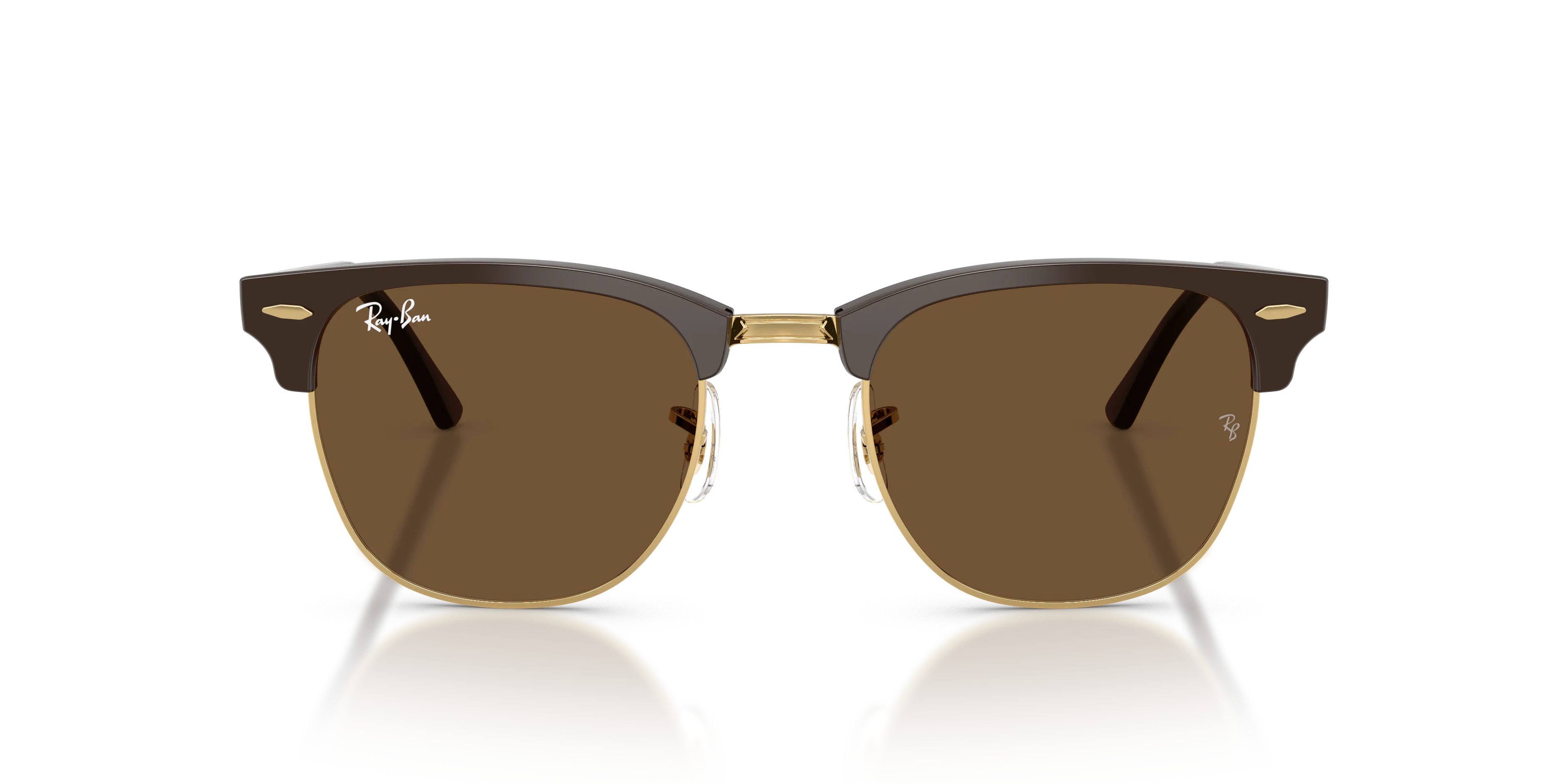 Front, Ray-Ban Clubmaster Classic 0RB3016 687853 Sonnenbrille