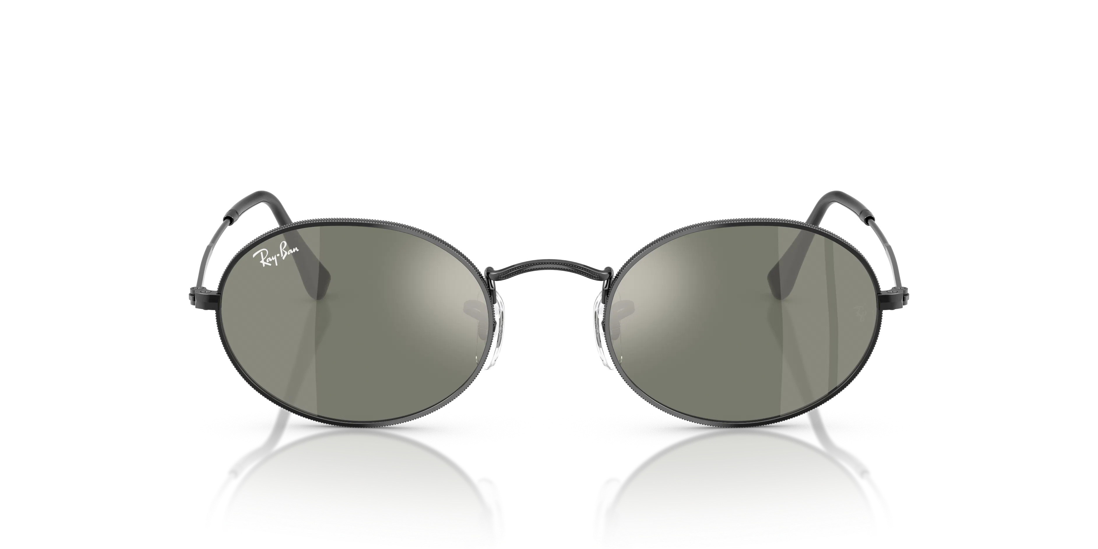 Front, Ray-Ban Oval Flat Lenses 0RB3547N 002/39 Sonnenbrille