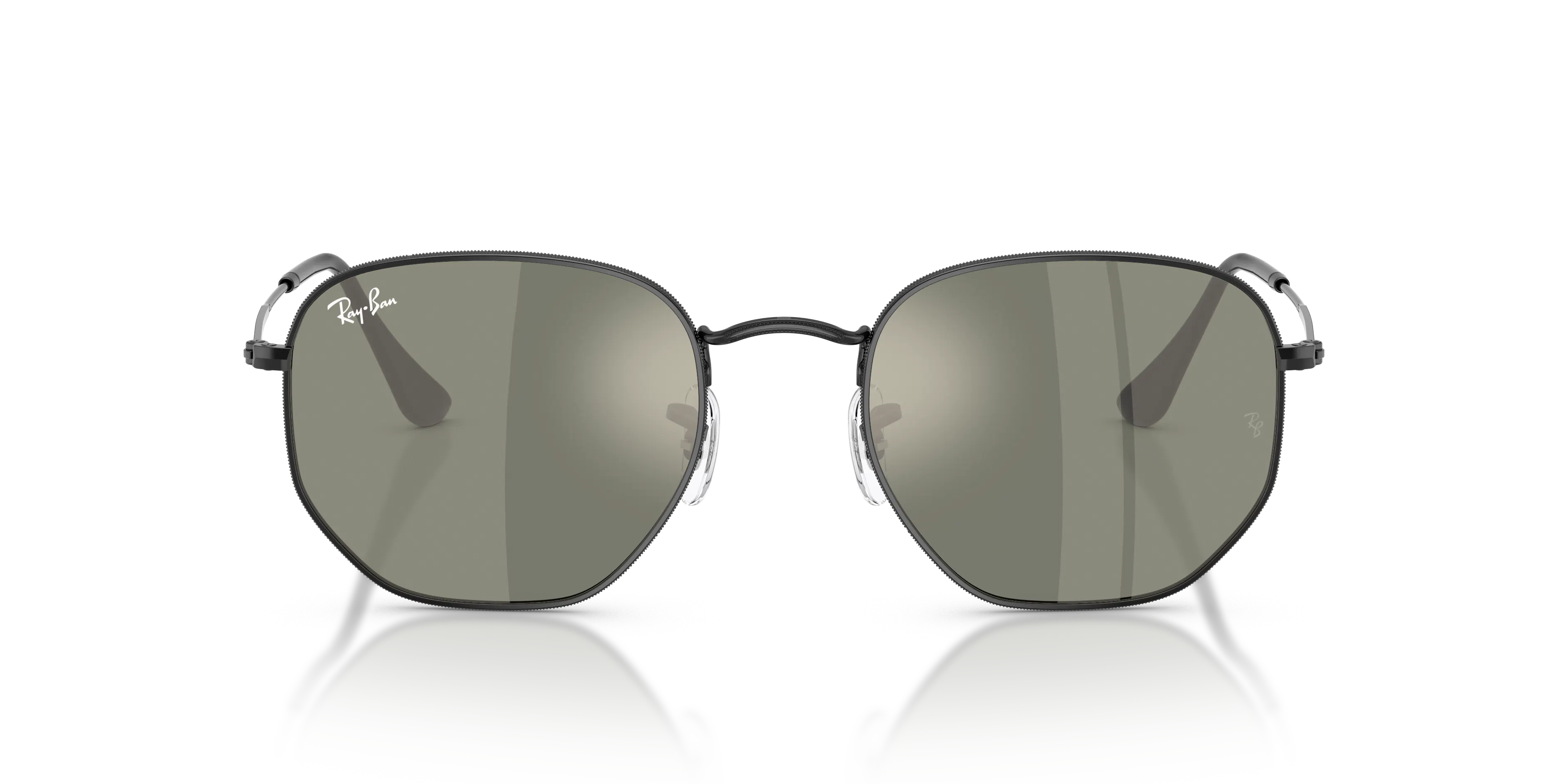 Front, Ray-Ban Hexagonal Flat Lenses 0RB3548N 002/39 Sonnenbrille