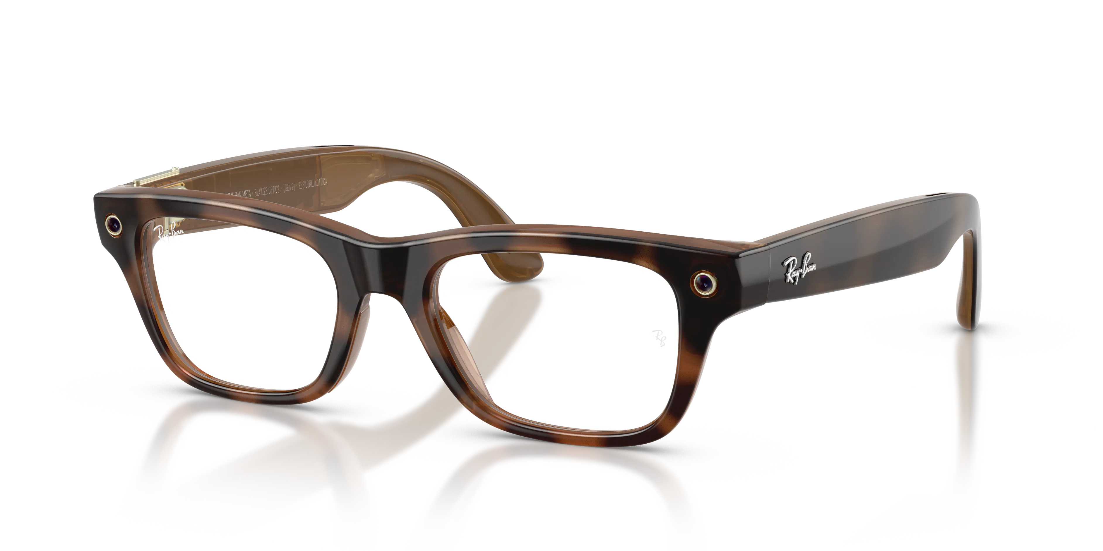 Angle_Left01, Ray-Ban META (Gen2) BLAYZER OPTICS 0RW7001 8528 Shiny Havana AI Glasses