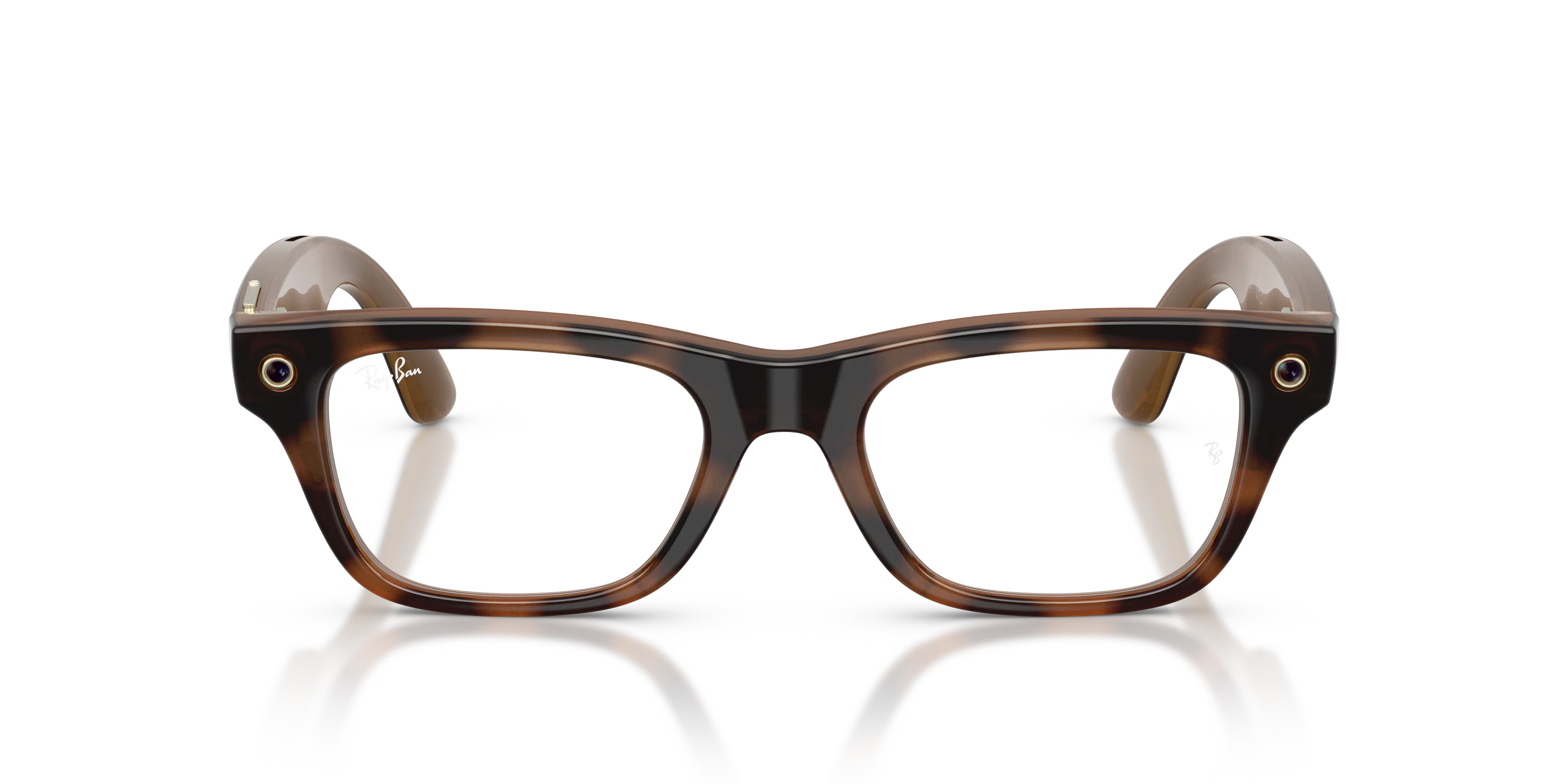 Front, Ray-Ban META (Gen2) BLAYZER OPTICS 0RW7001 8528 Shiny Havana AI Glasses