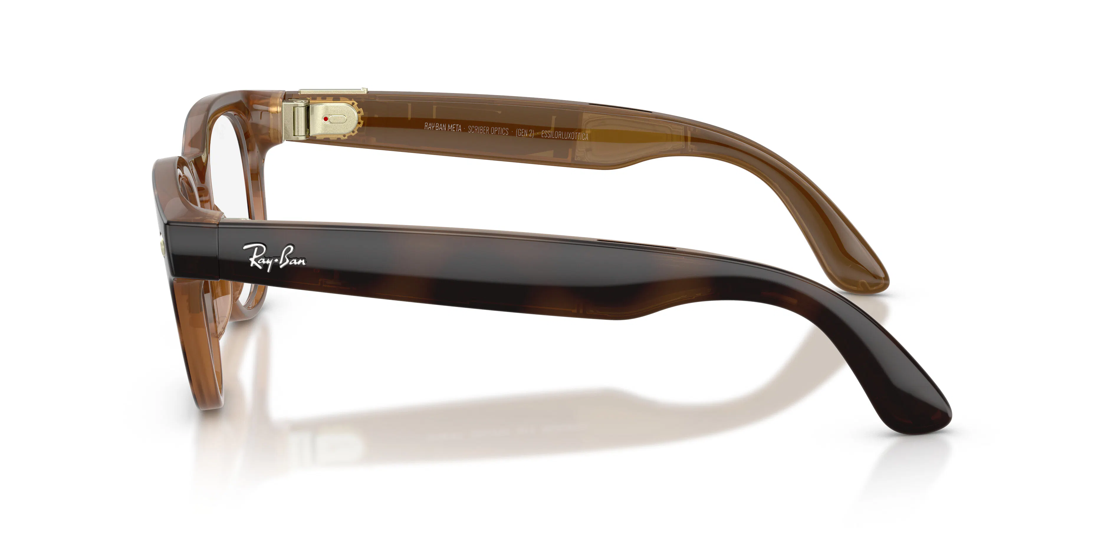 Angle_Left02, Ray-Ban | META (Gen2) SCRIBER OPTICS 0RW7002 8528 Shiny Havana AI Glasses