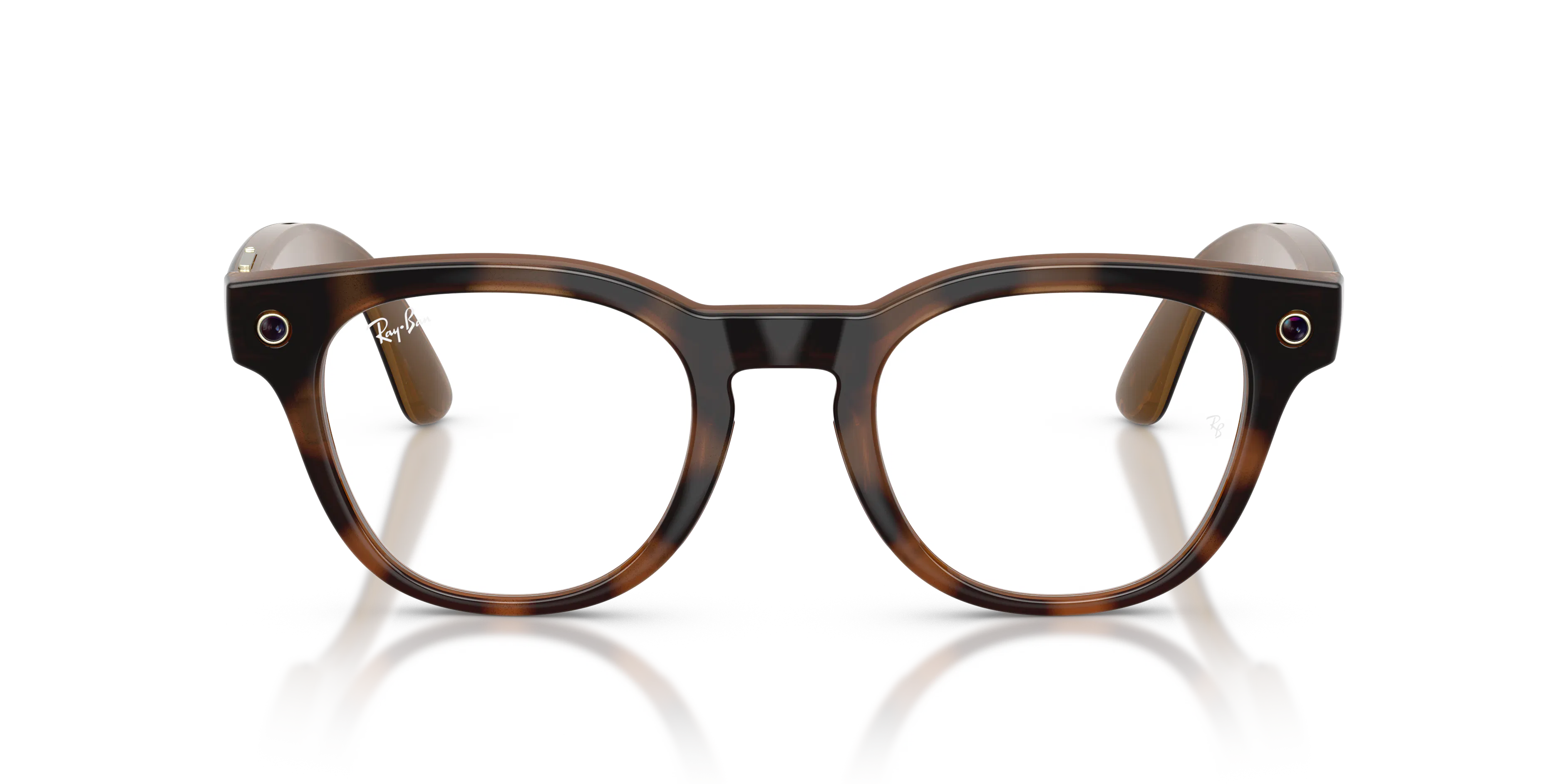 Front, Ray-Ban META (Gen2) SCRIBER OPTICS 0RW7002 8528 Shiny Havana AI Glasses
