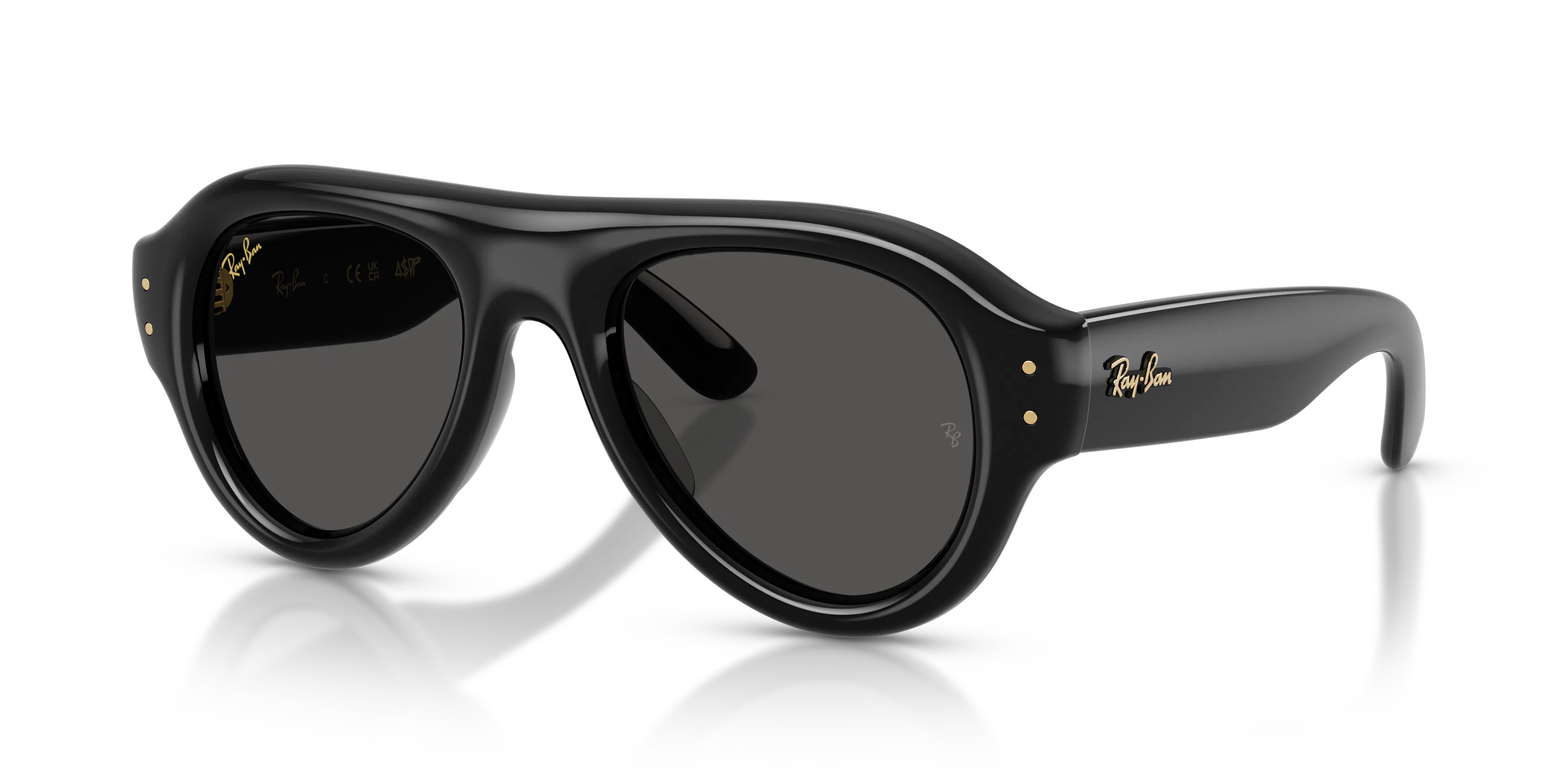 Angle_Left01, Ray-Ban Aviator Puffer 0RB4925 601/87 Sonnenbrille