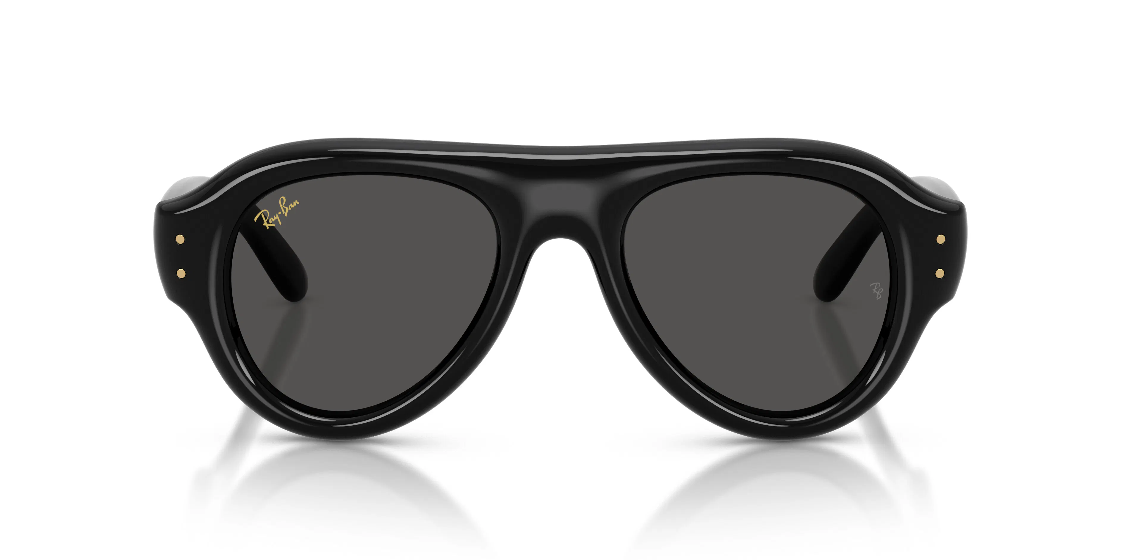 Front, Ray-Ban Aviator Puffer 0RB4925 601/87 Sonnenbrille