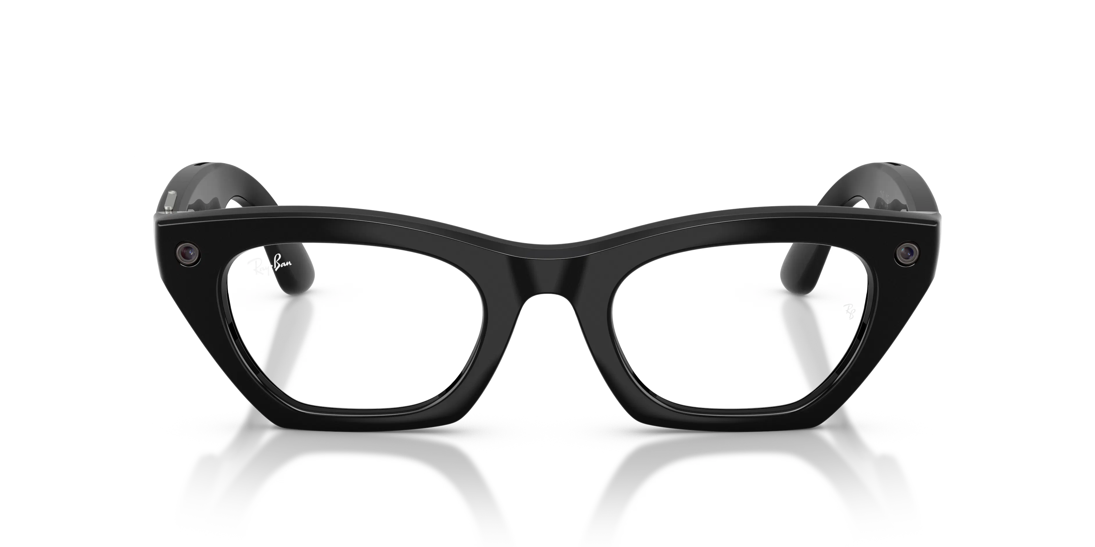 Front, Ray-Ban META (Gen3) ZENA 0RW4015 601/SB 49 Shiny Black - Blaulichtfilter AI Glasses