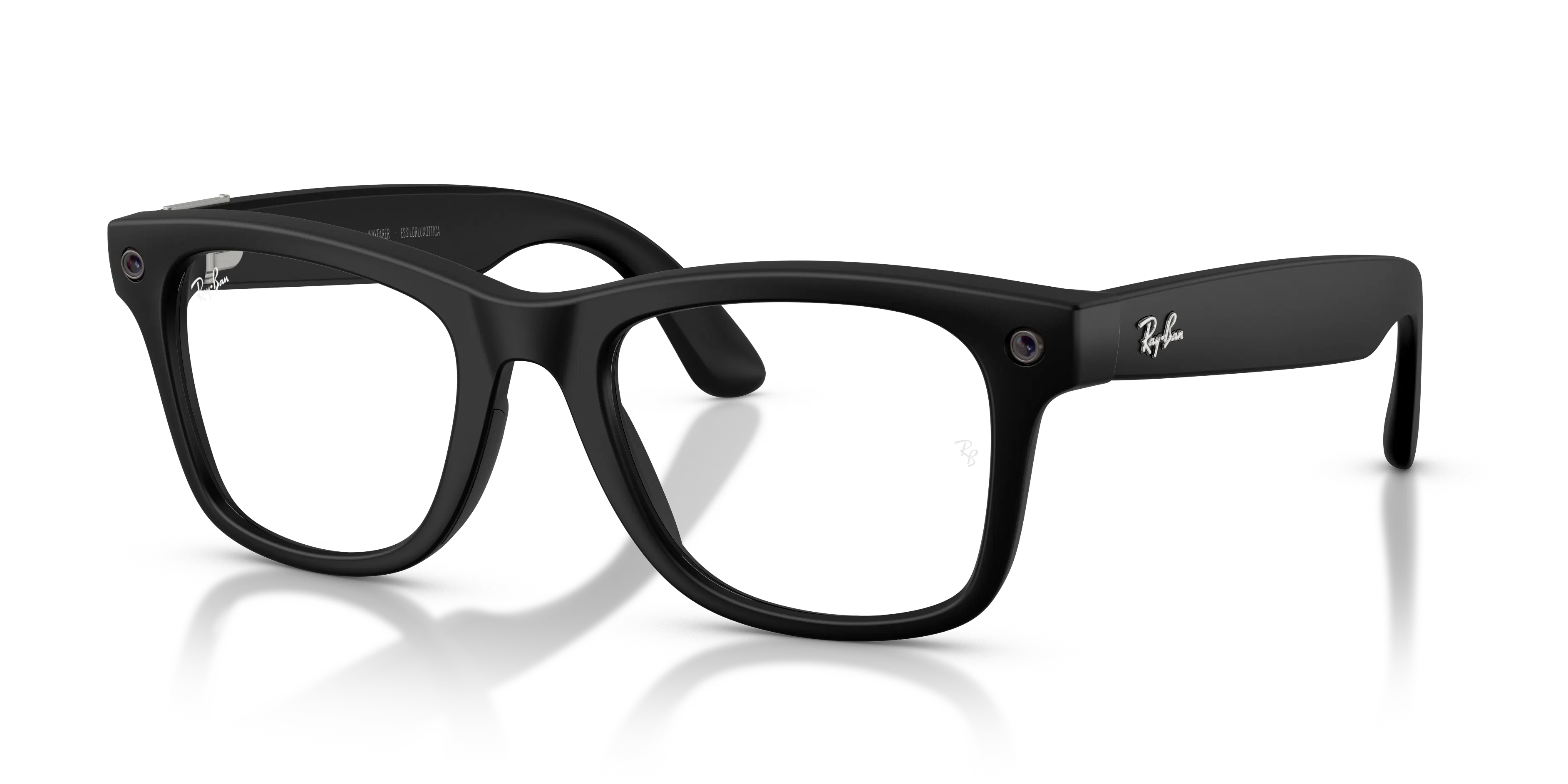 Angle_Left01, Ray-Ban META (Gen3) WAYFARER REGULAR 0RW4011 601SSB 50 Matte Black - Blaulichtfilter AI Glasses
