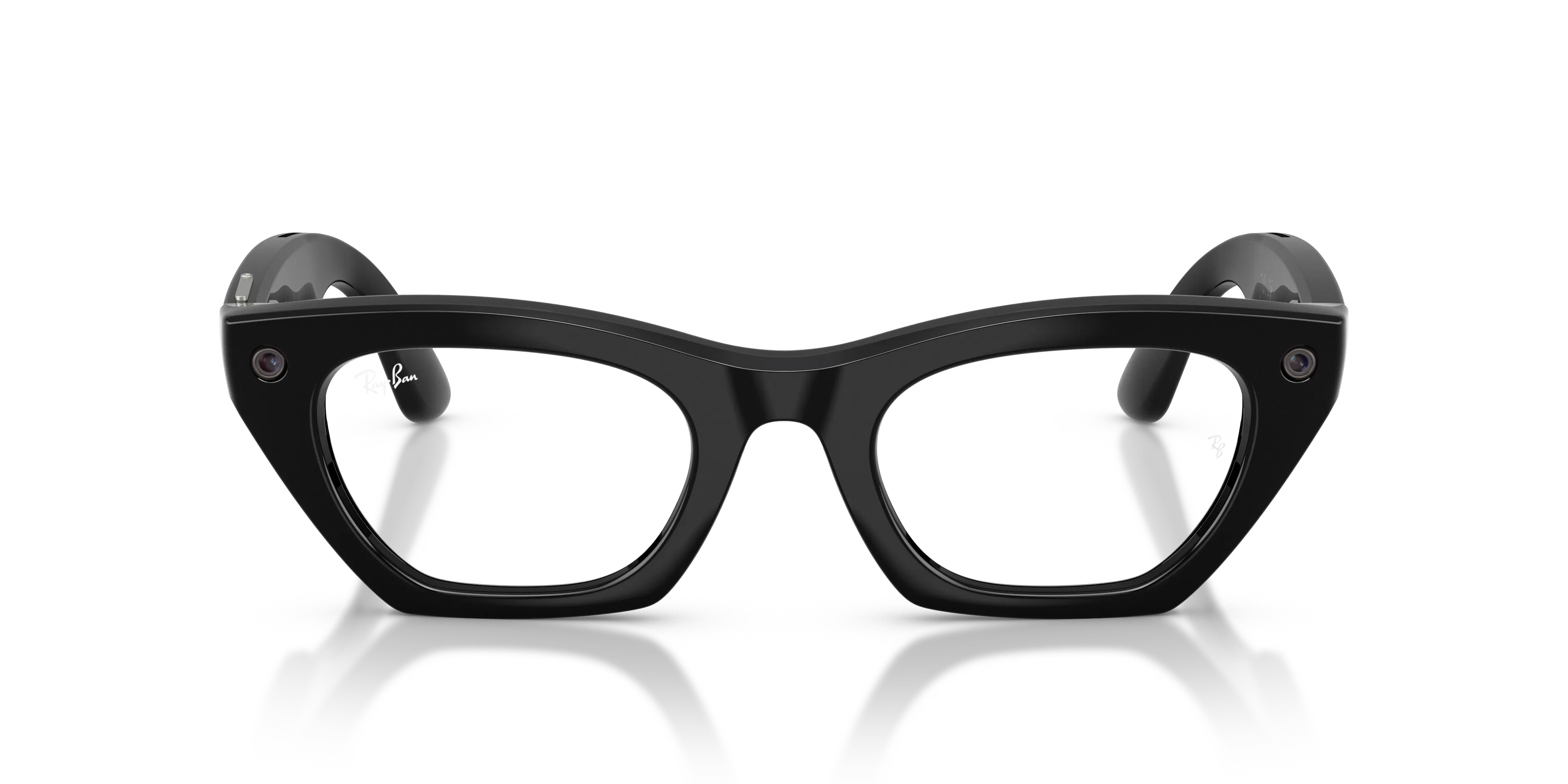 Front, Ray-Ban META (Gen3) ZENA 0RW4015 601/1M 49 Shiny Black - Transitions Gläser AI Glasses