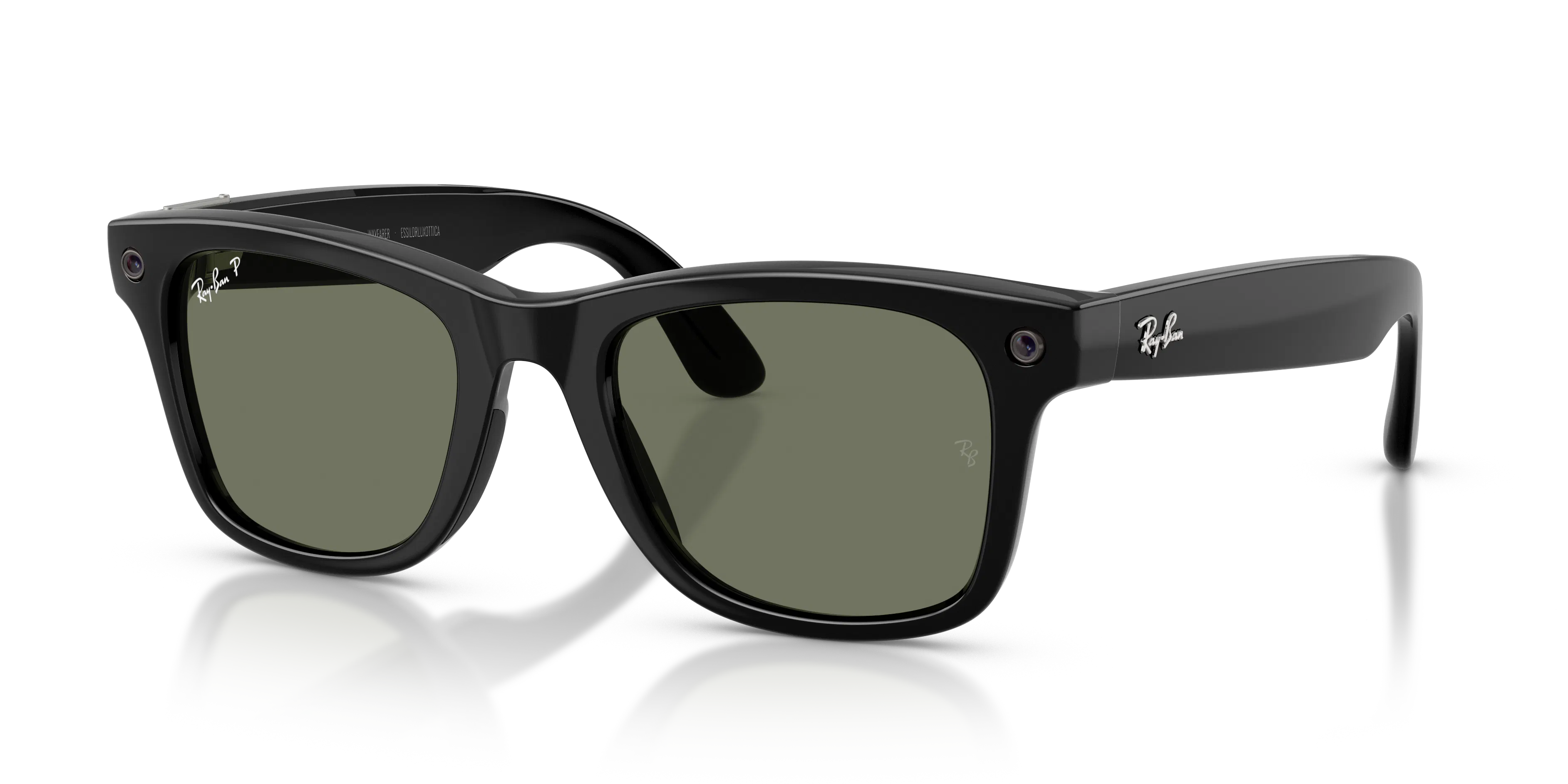 Angle_Left01, Ray-Ban META (Gen3) WAYFARER REGULAR 0RW4011 601/9A 50 Shiny Black - Polarisierend AI Glasses