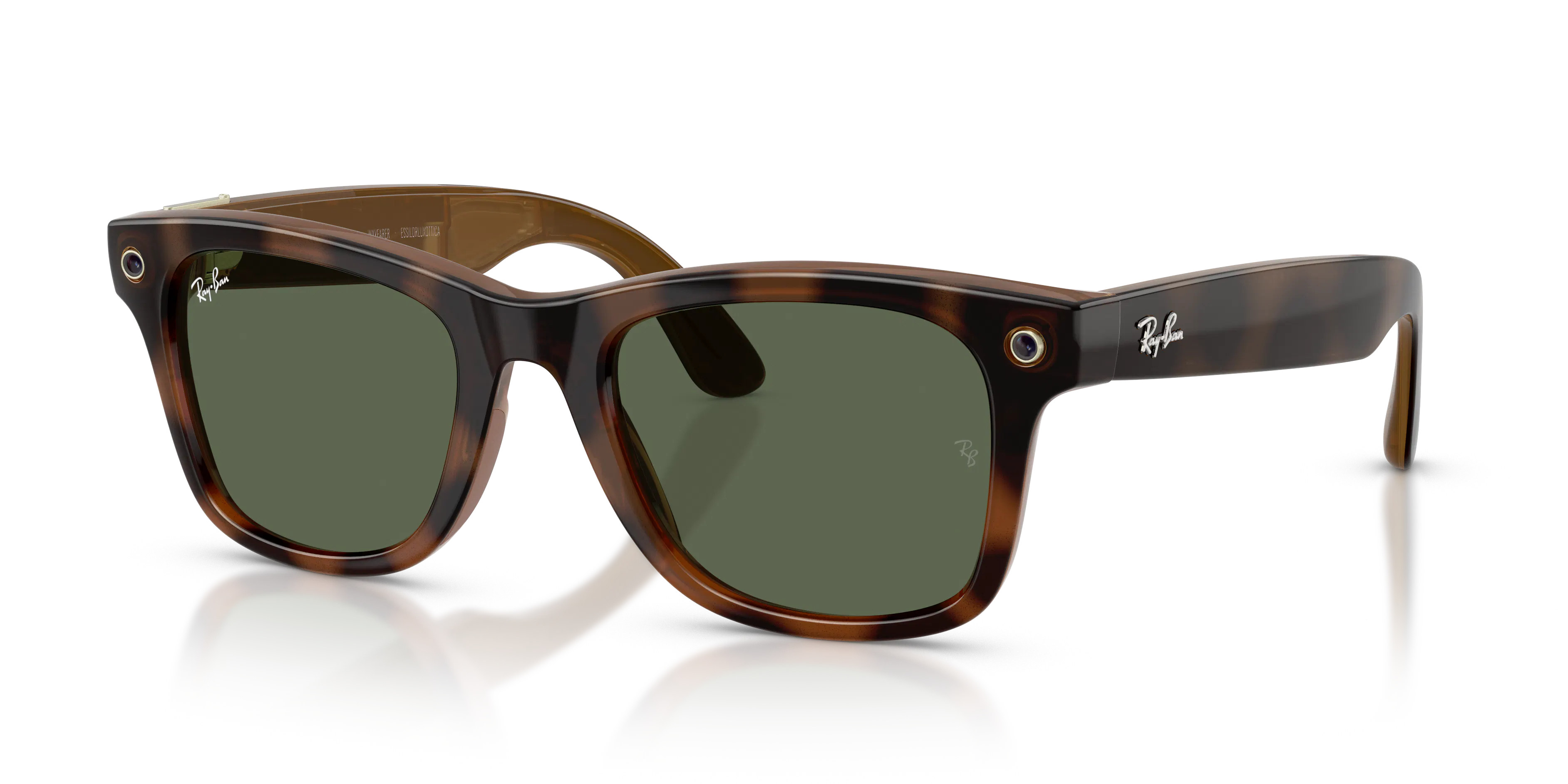 Angle_Left01, Ray-Ban META (Gen3) WAYFARER LARGE 0RW4011 690571 53 Havana AI Glasses