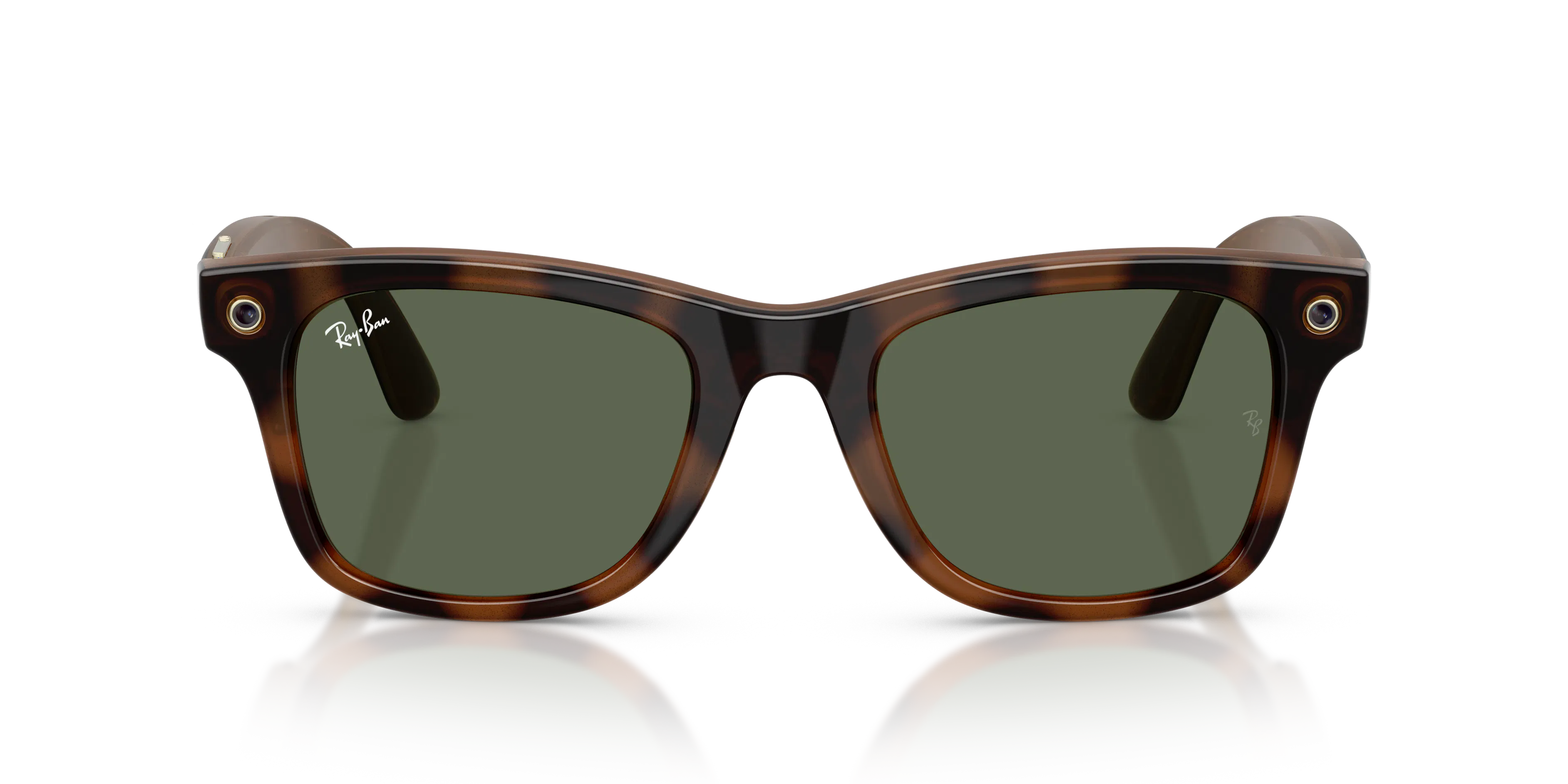 Front, Ray-Ban META (Gen3) WAYFARER LARGE 0RW4011 690571 53 Havana AI Glasses