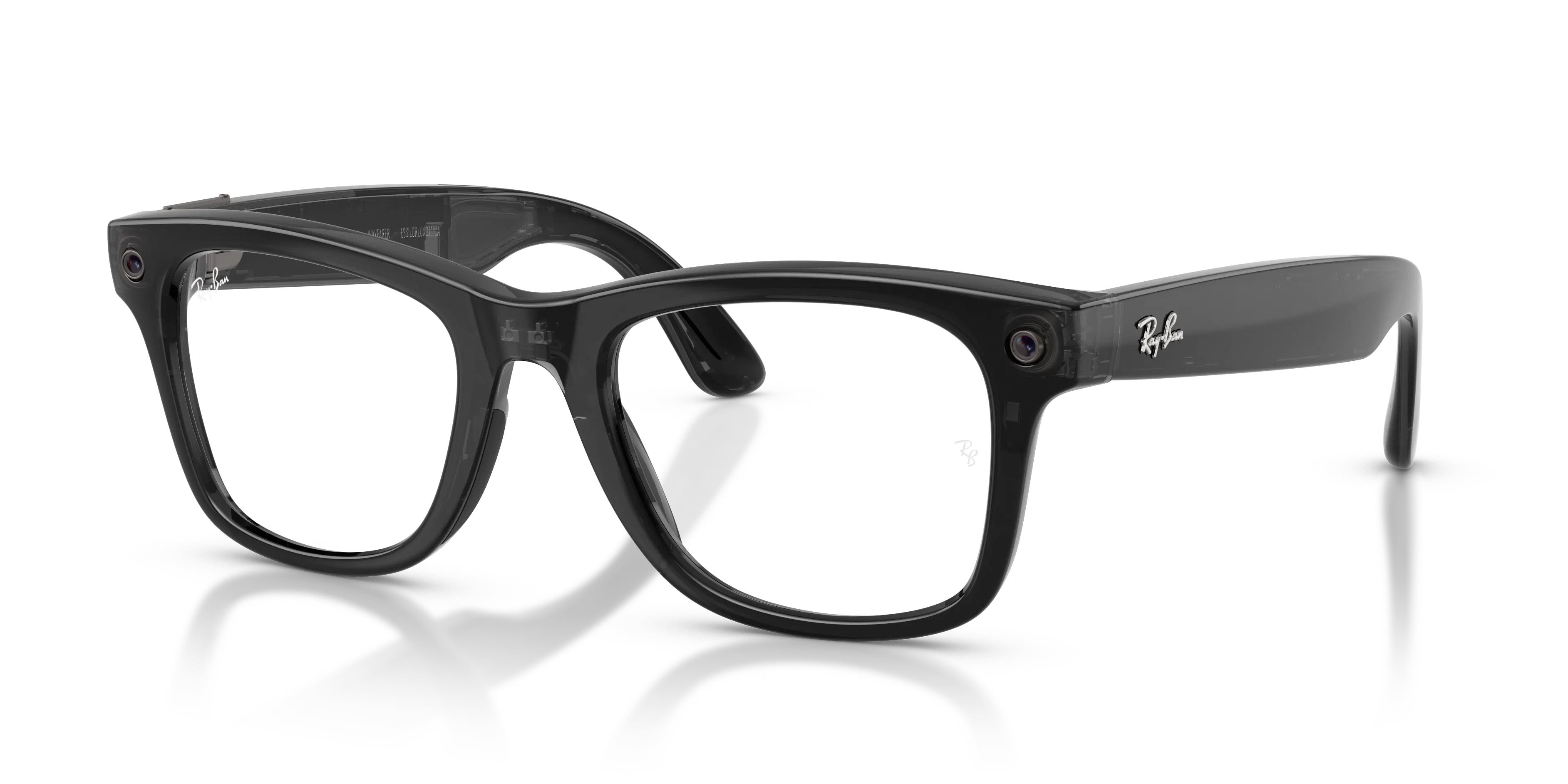 Angle_Left01, Ray-Ban META (Gen3) WAYFARER REGULAR 0RW4011 690680 50 Transp. Black - Transitions Gläser AI Glasses