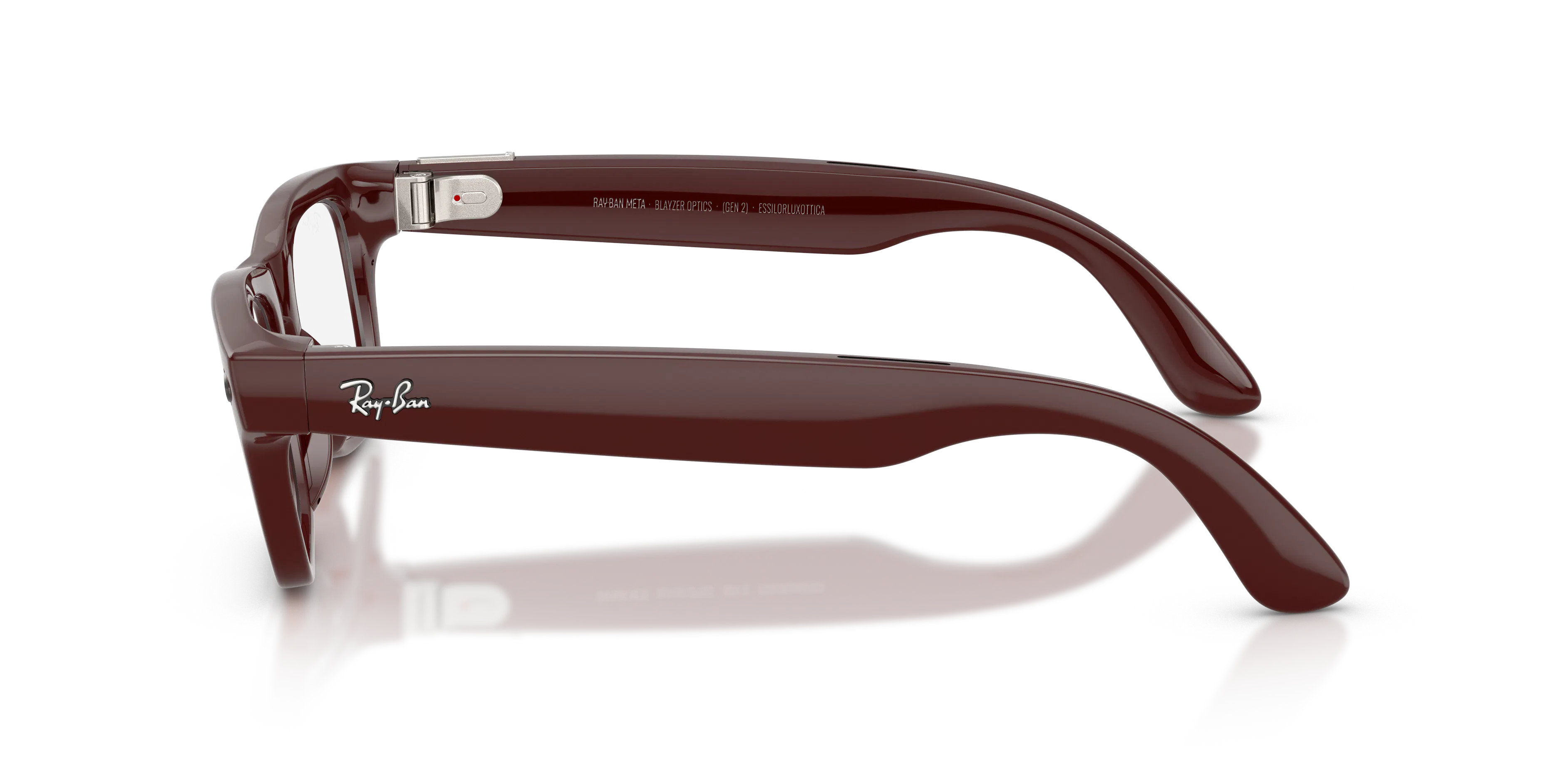 Angle_Left02, Ray-Ban META (Gen2) BLAYZER OPTICS 0RW7001 8556 50 Brick Brown AI Glasses