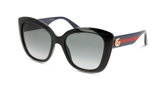 Gucci GG0860S 002 Sonnenbrille Grau / Grau