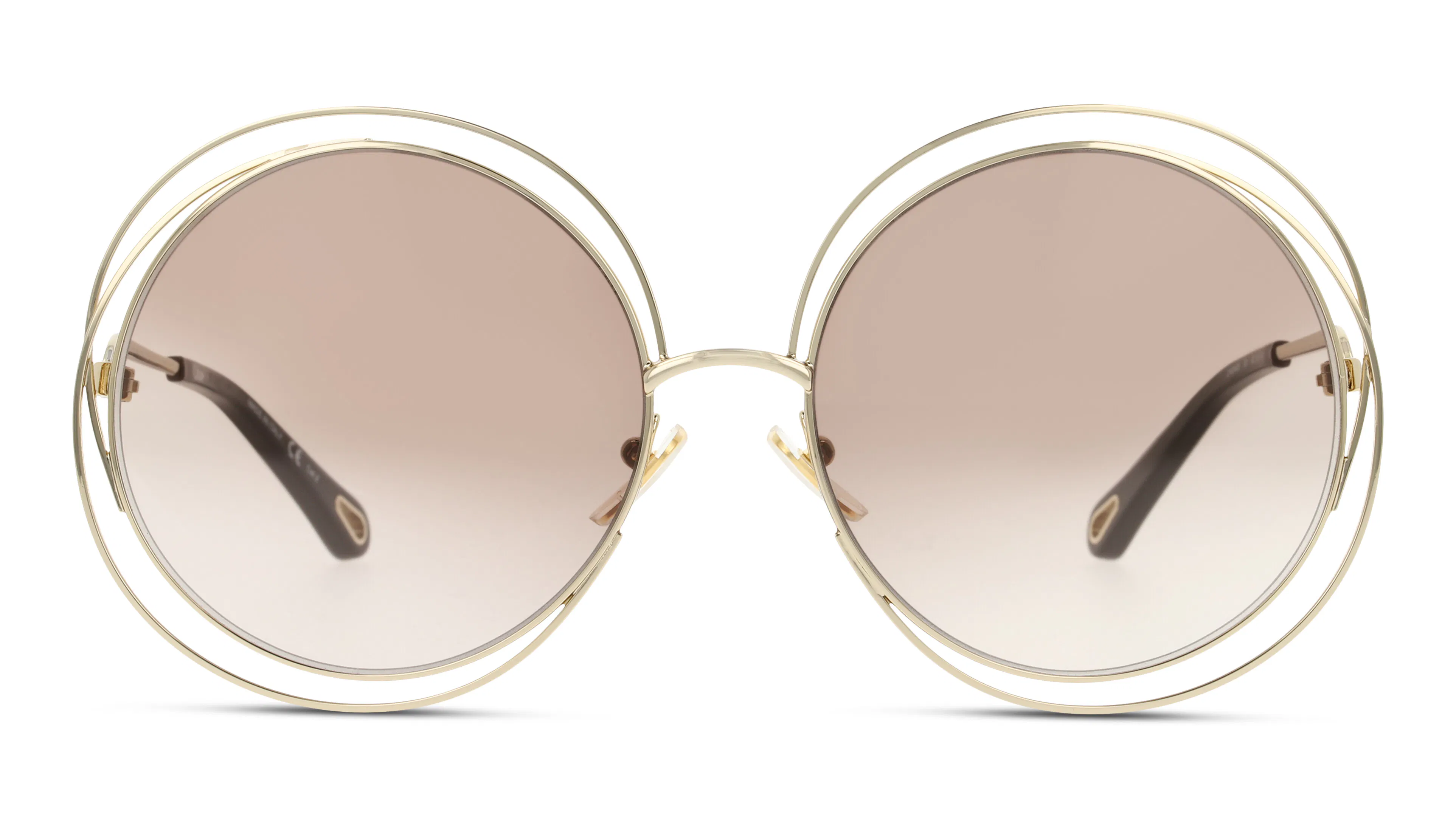 Chloe CH0045S 001 Damen Sonnenbrille in Goldfarben | Apollo 