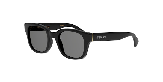 Gucci GG1139S 001 Sonnenbrille Grau / Schwarz