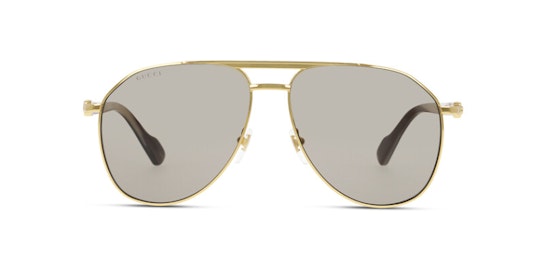 Gucci GG1220S 002 Sonnenbrille Braun / Goldfarben