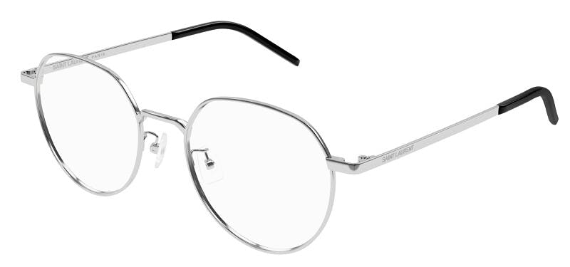 Angle_Left01 Saint Laurent SL 647/F 002 Brille Silberfarben