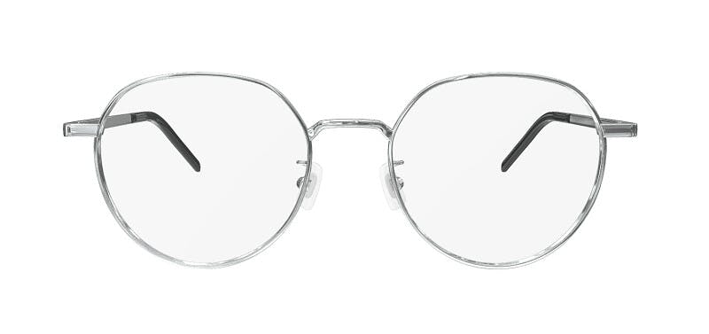 Front Saint Laurent SL 647/F 002 Brille Silberfarben