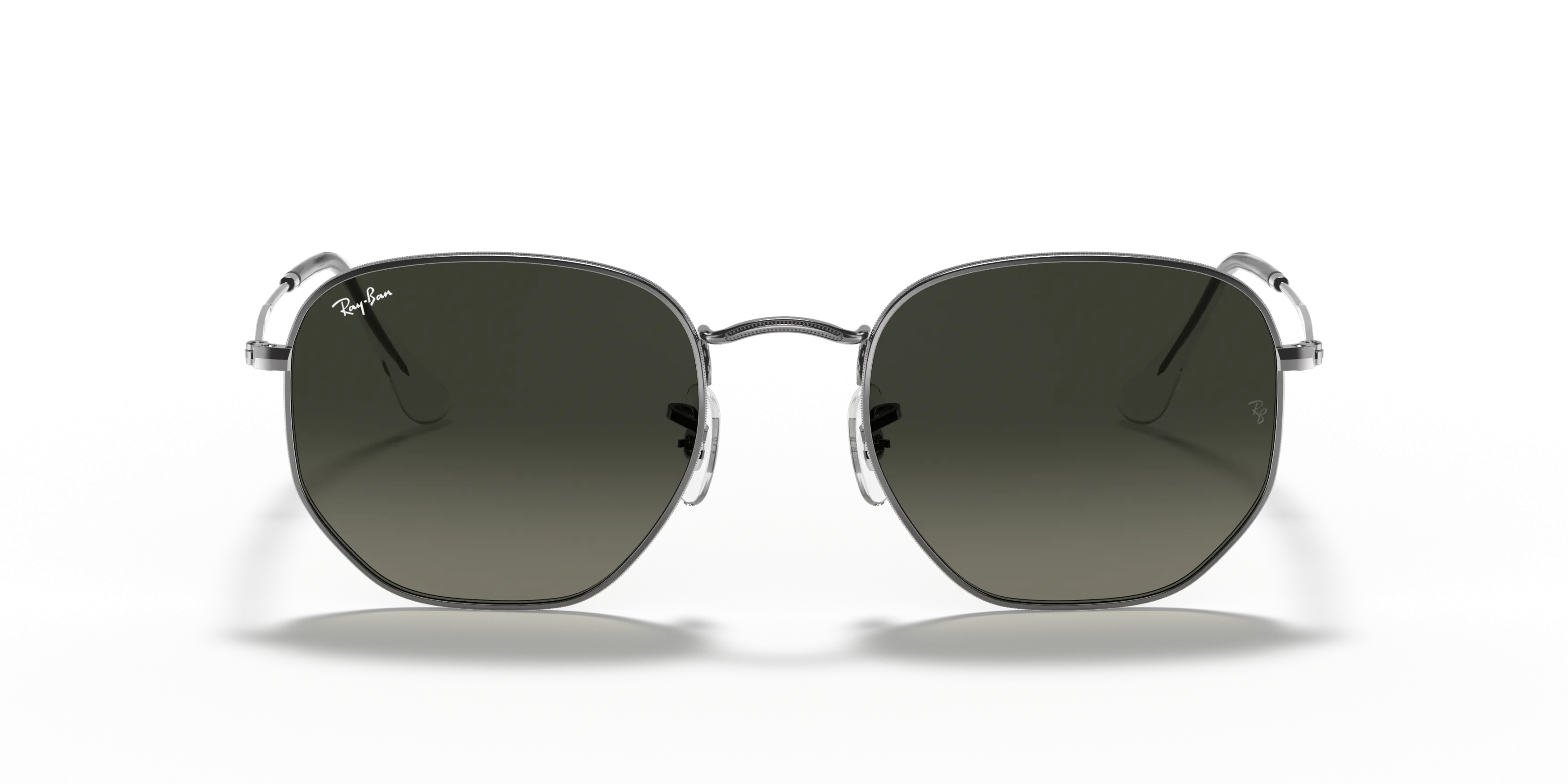 Front, Ray-Ban Hexagonal Flat Lenses 0RB3548N 004/71 Sonnenbrille