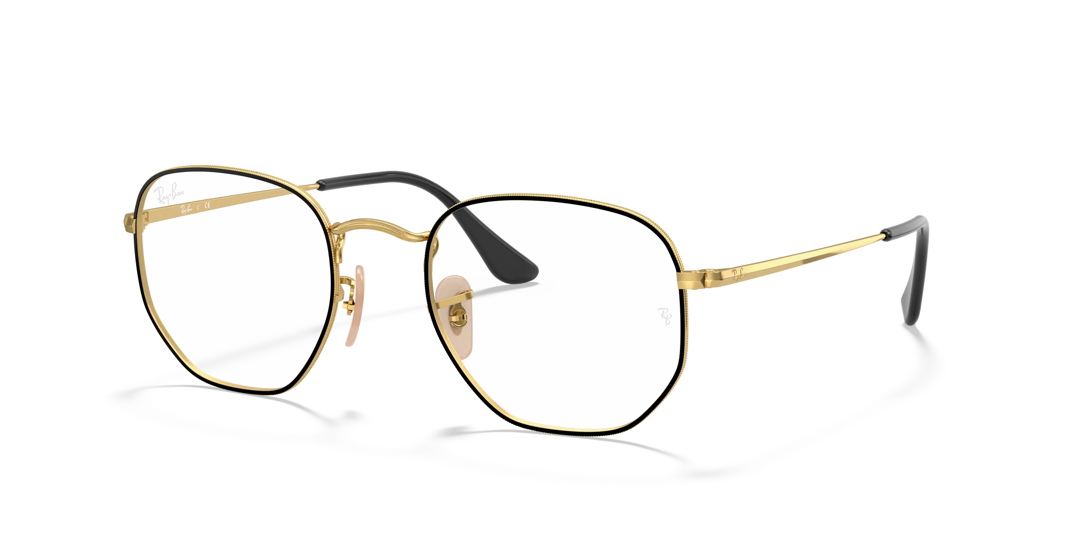Angle_Left01, Ray-Ban Hexagonal Optics 0RX6448 2991 Brille