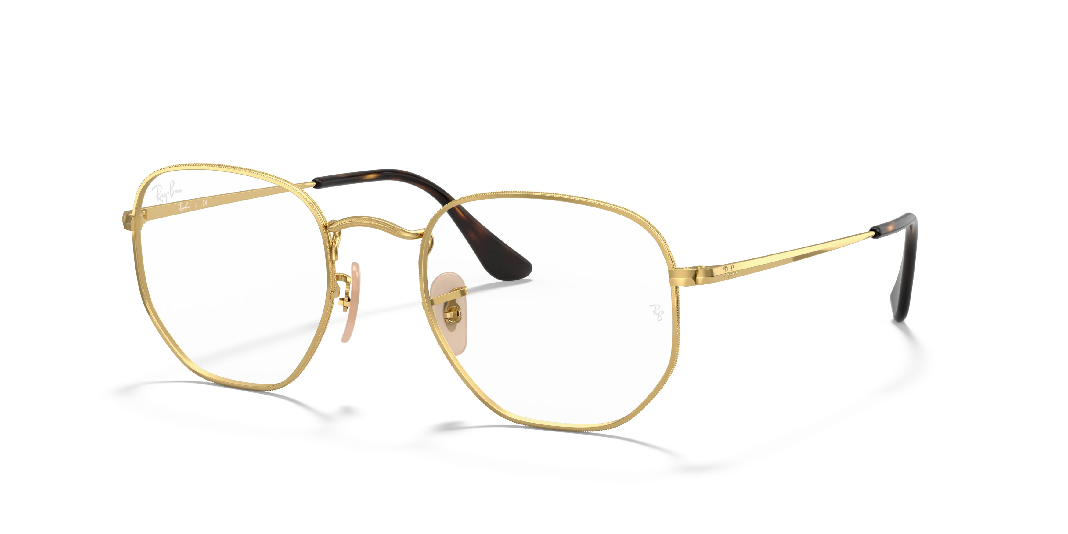 Angle_Left01, Ray-Ban Hexagonal Optics 0RX6448 2500 Brille