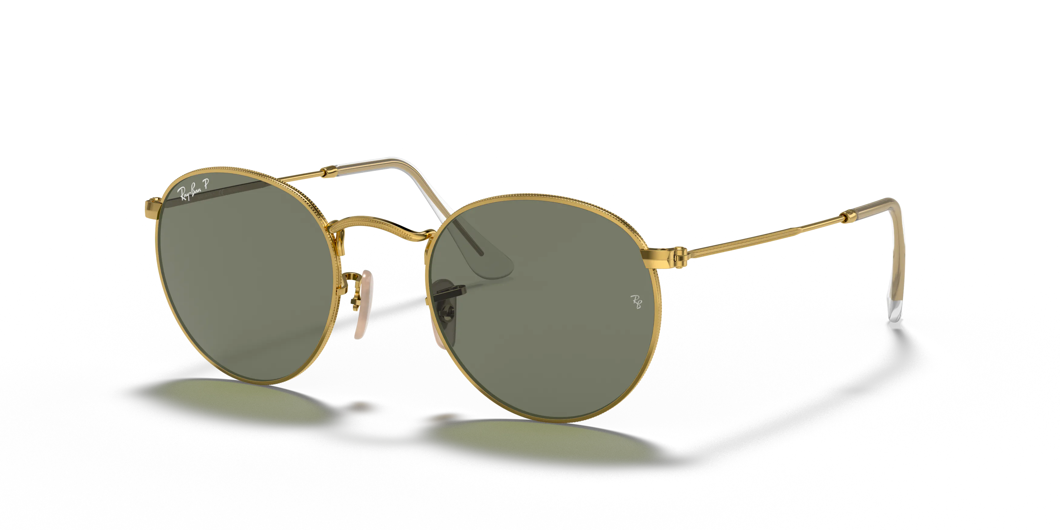 Angle_Left01, Ray-Ban Round Metal 0RB3447 001/58 Sonnenbrille