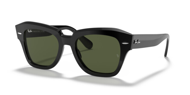 [products.image.angle_left01] Ray-Ban STATE STREET 0RB2186 901/31 Sonnenbrille
