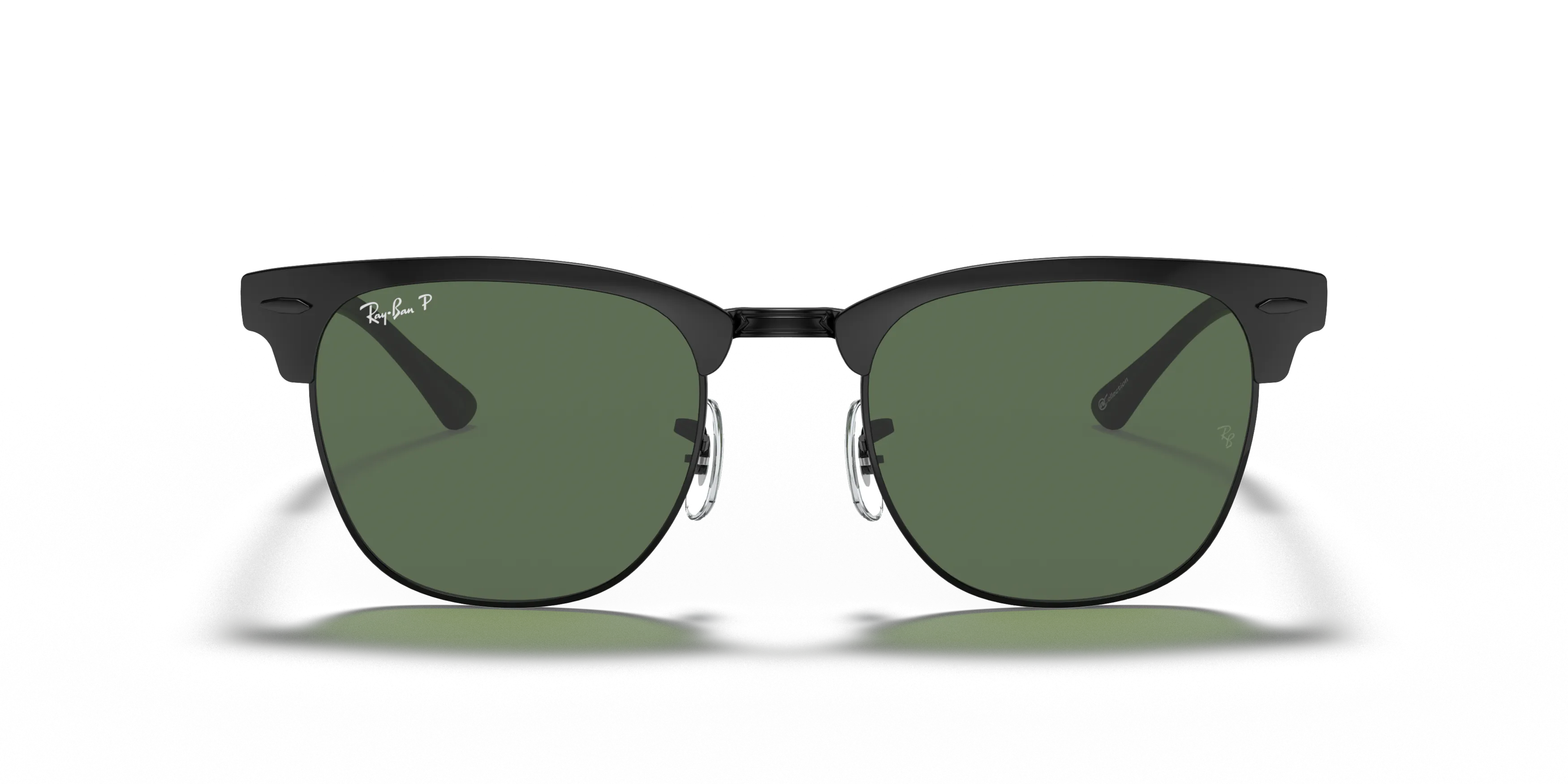 Front, Ray-Ban Clubmaster Metal 0RB3716 186/58 Sonnenbrille